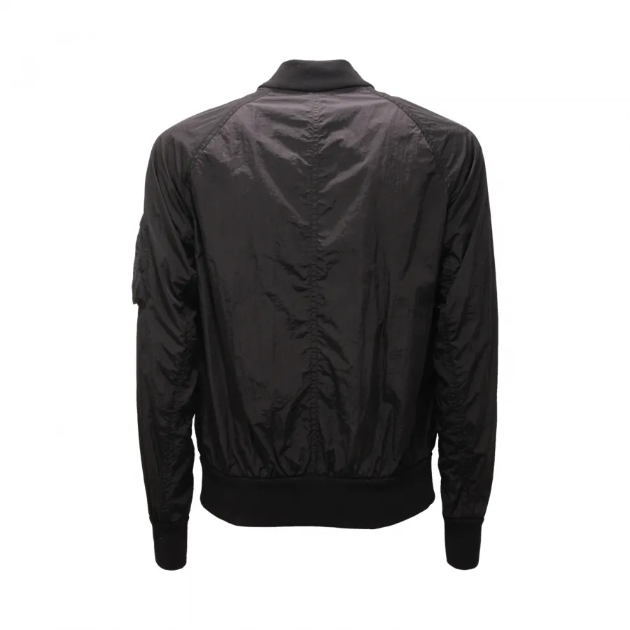 0312AT giubbotto antivento uomo PAOLO PECORA man jacket black