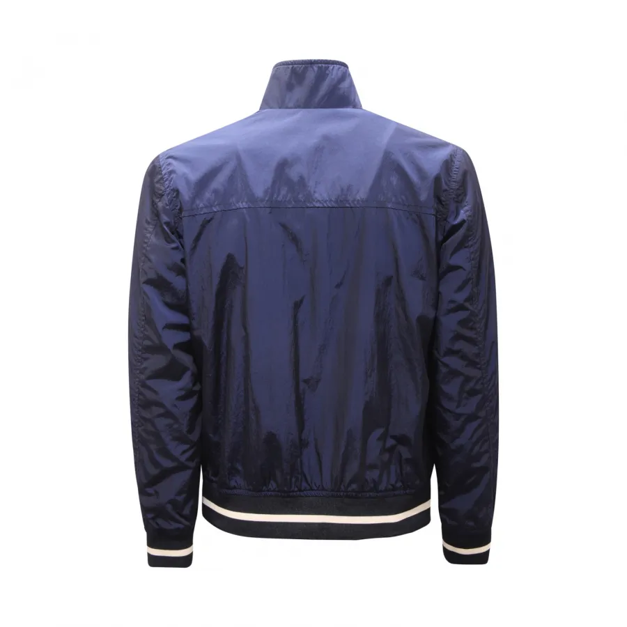 1365AT giubbotto antivento uomo BROOKSFIELD man jacket blue