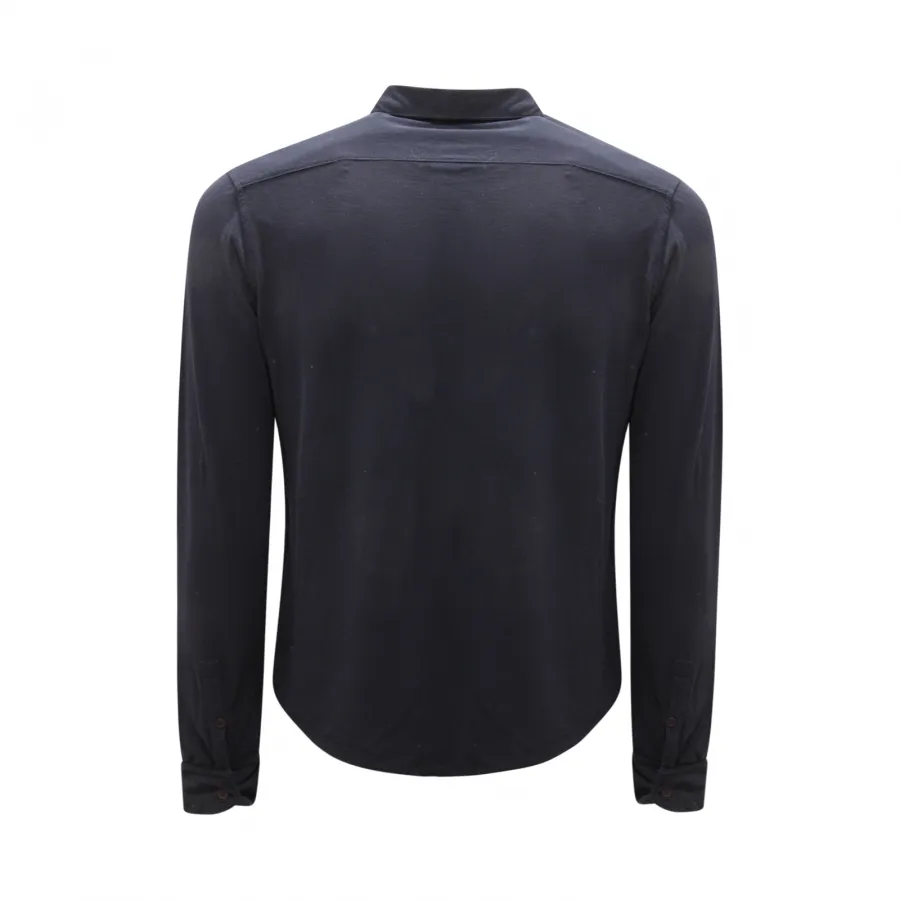 7010AZ CAMICIA POLO slim UOMO KANGRA MAN SHIRT BLUE