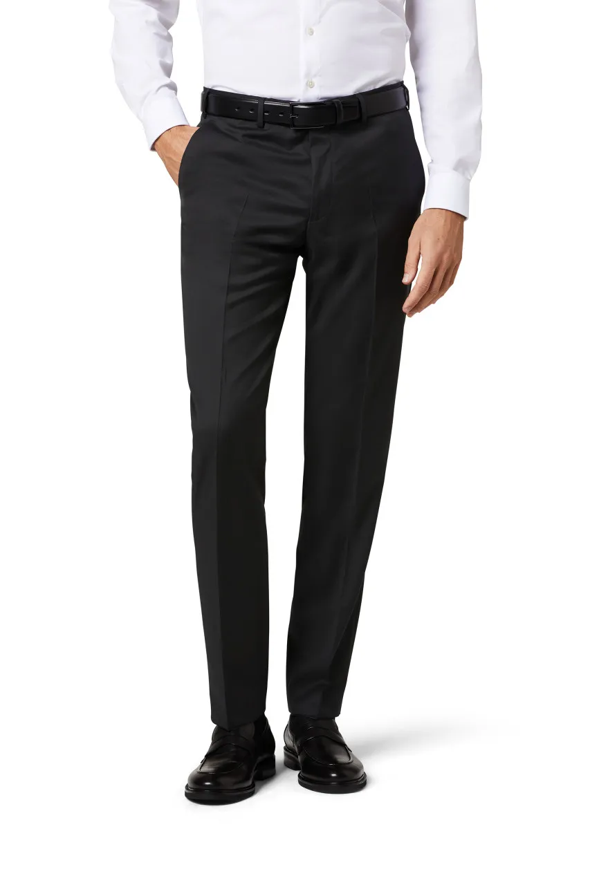 Abito digel nero drop sei modern fit lana reda super 110's