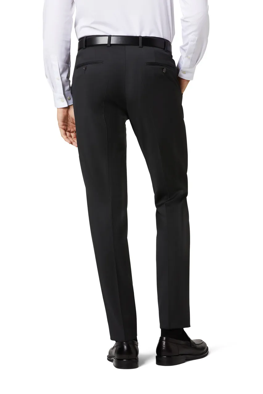 Abito digel nero drop sei modern fit lana reda super 110's
