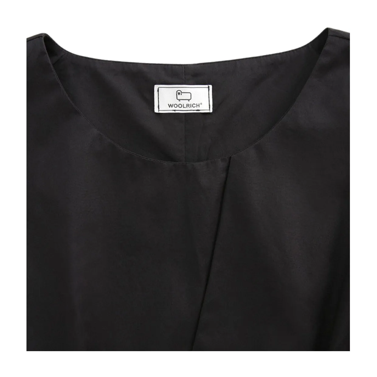 Abito Woolrich Popeline Cotone Nero