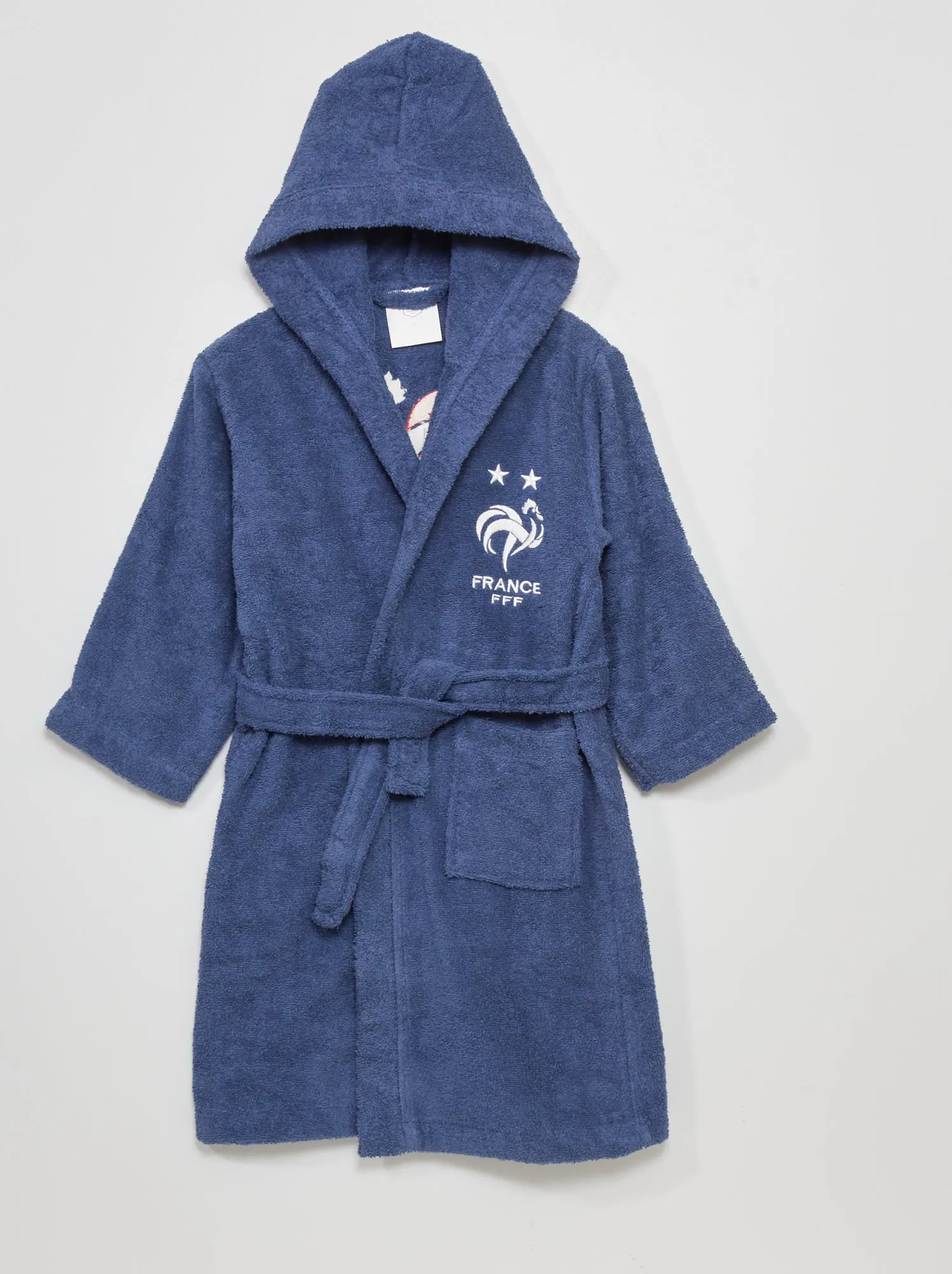 Accappatoio con cappuccio 'FFR' - blu