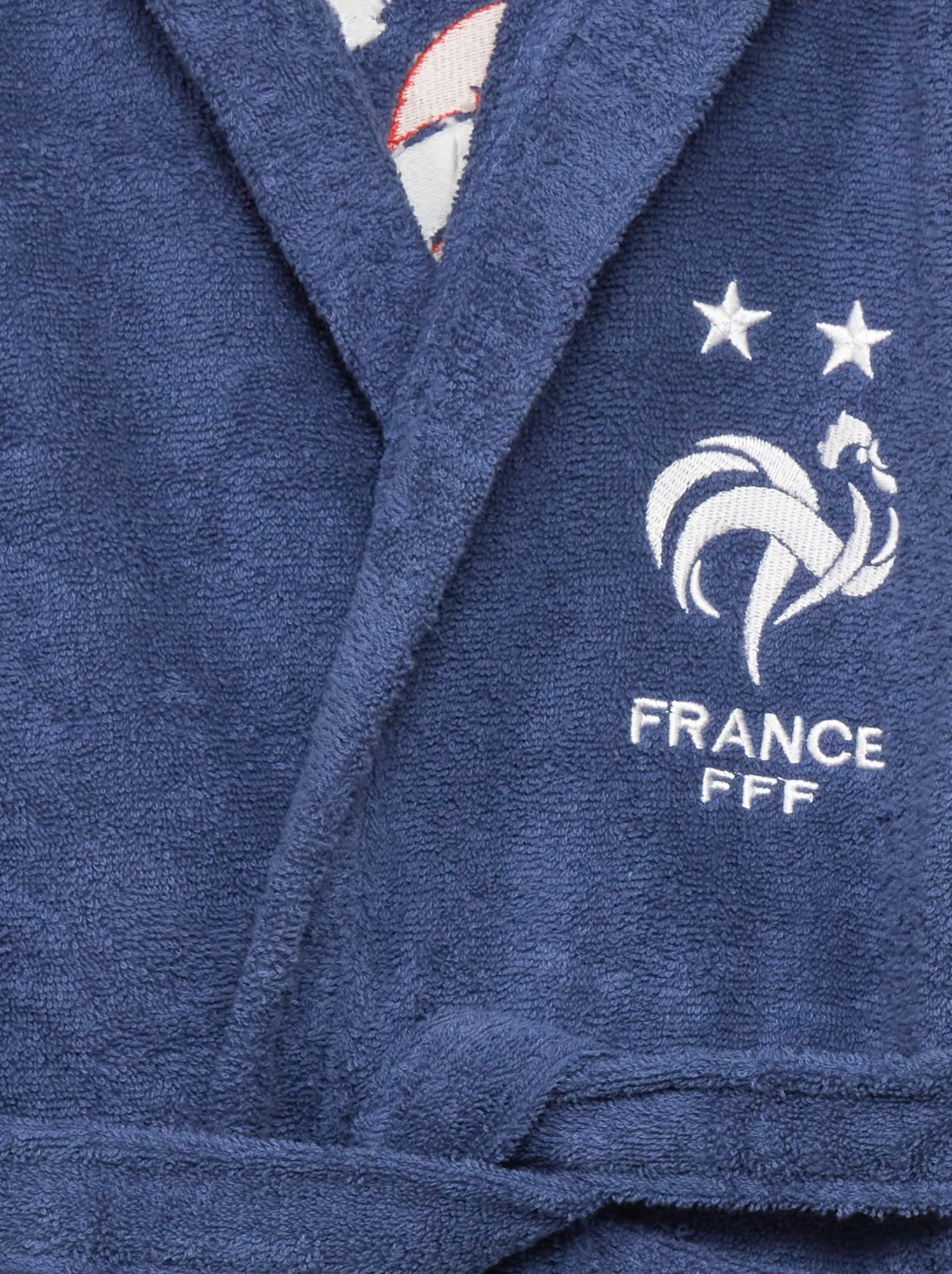 Accappatoio con cappuccio 'FFR' - blu