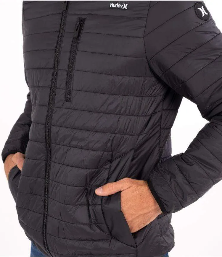 Balsam Quilted Packable Jacket Black