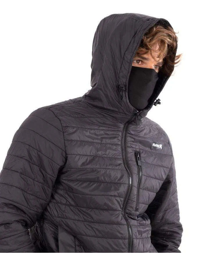 Balsam Quilted Packable Jacket Black