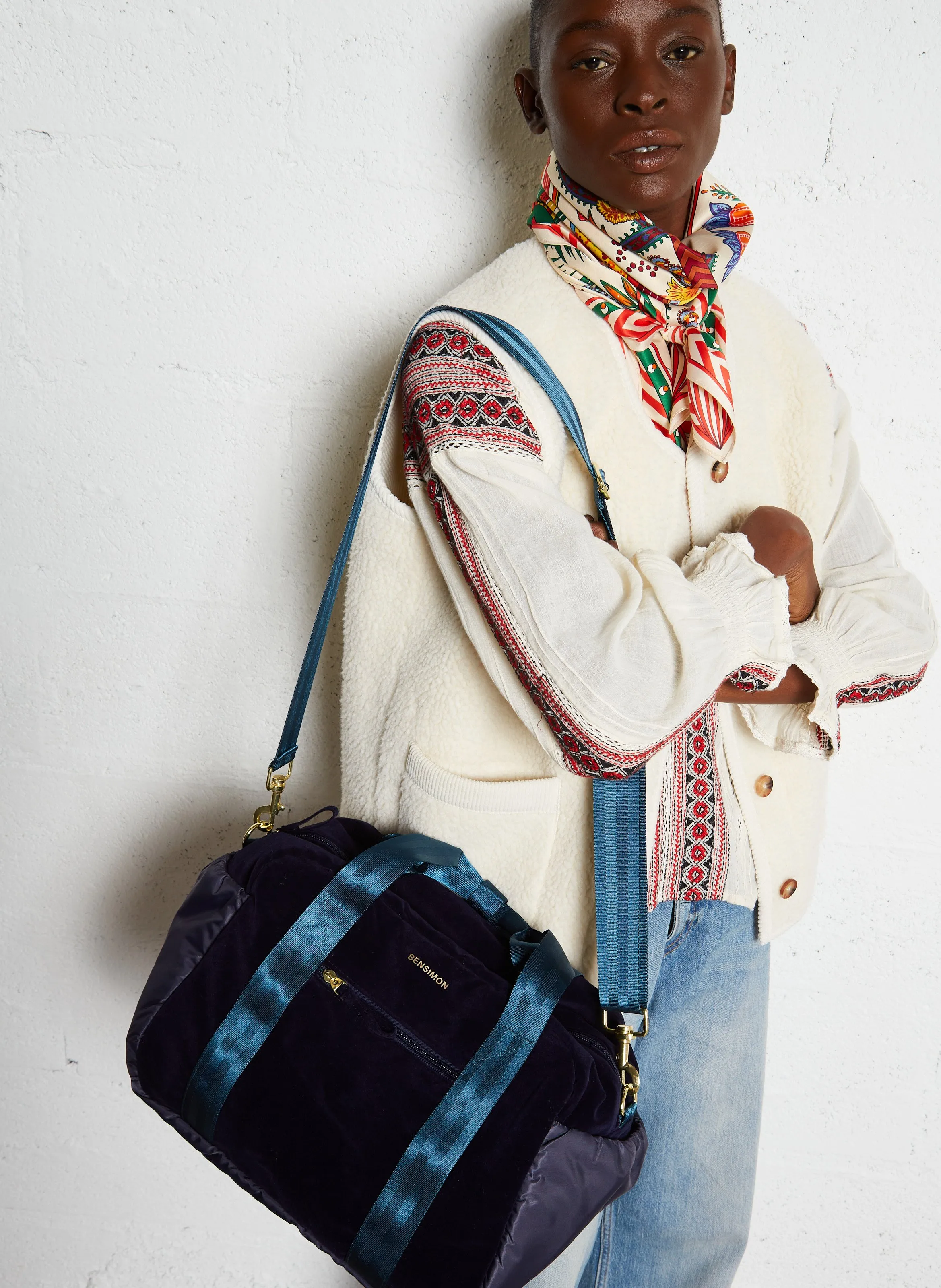  BENSIMON   MANCHESTER - Borsa da viaggio | Blu