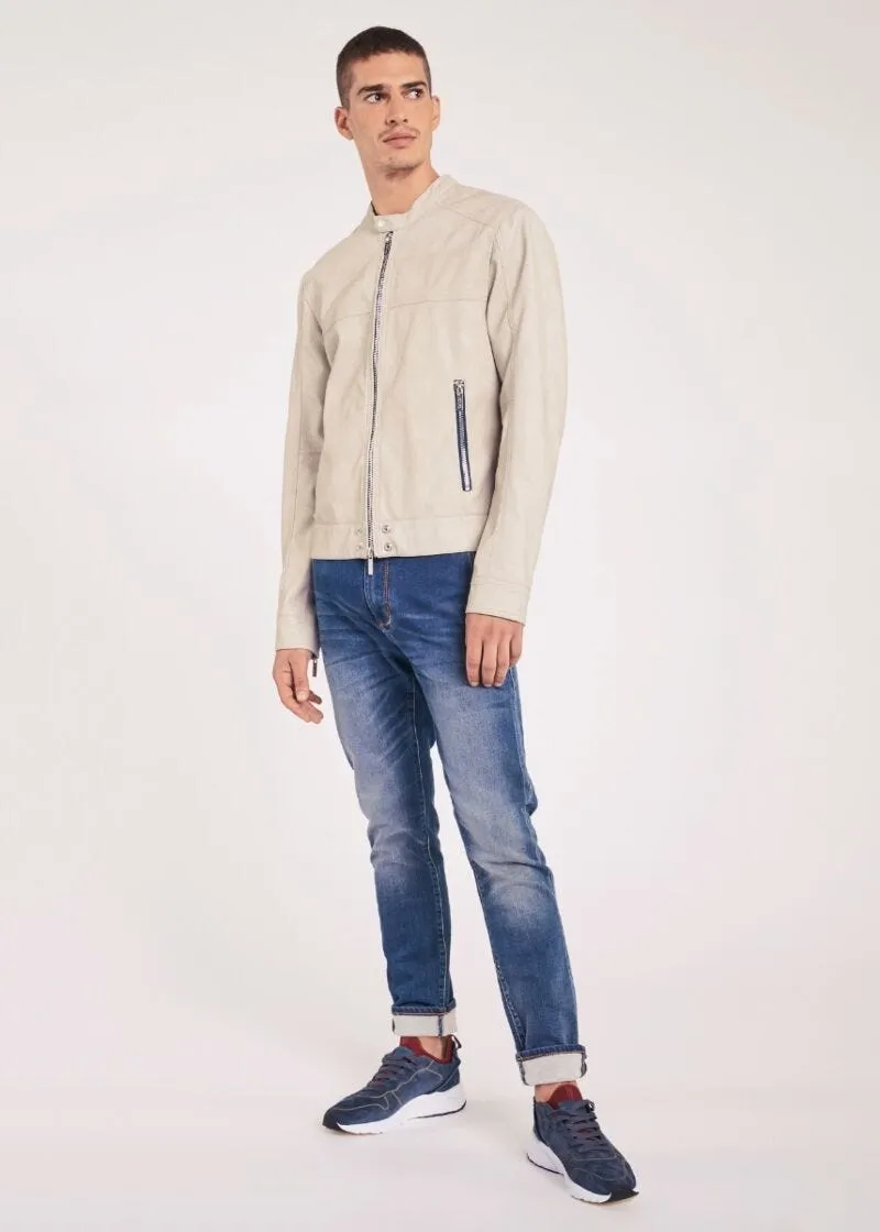 Biker jacket spalmata