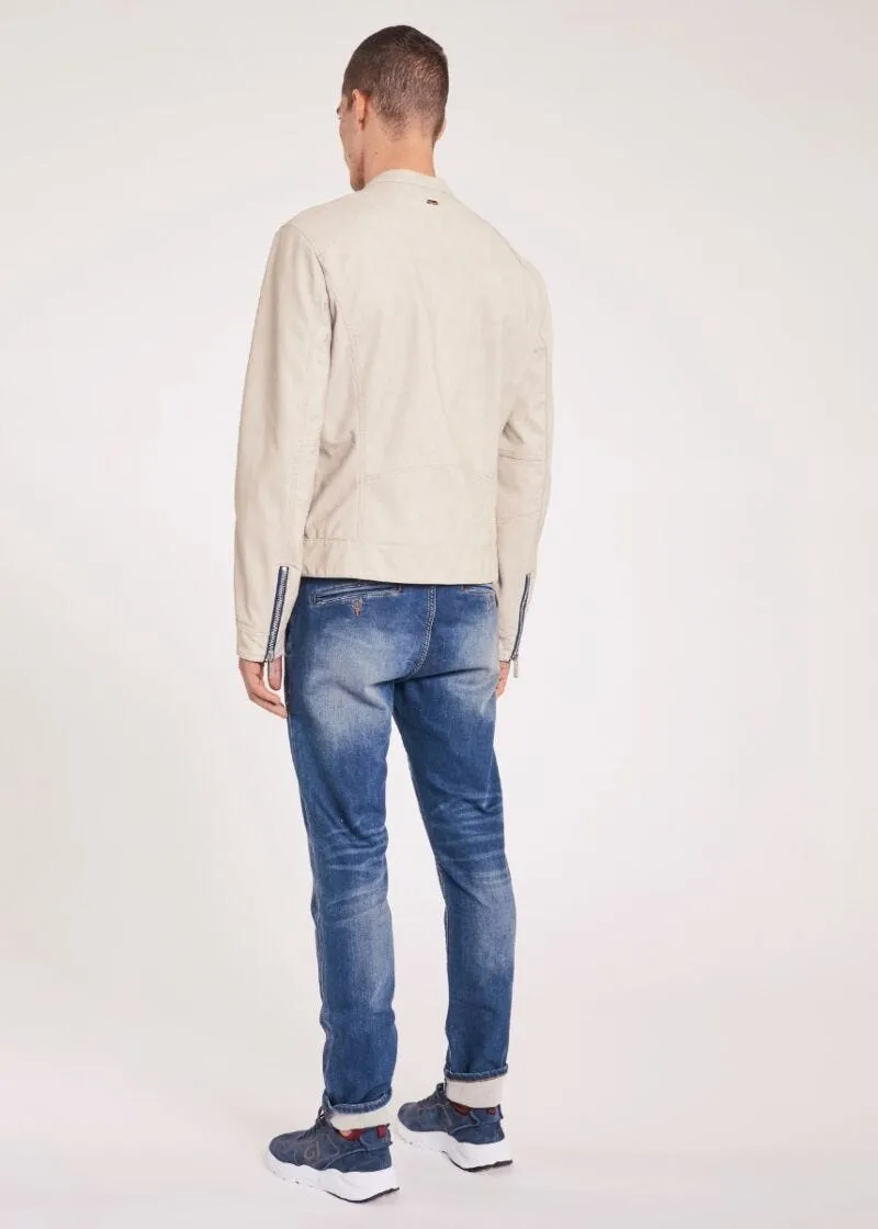 Biker jacket spalmata