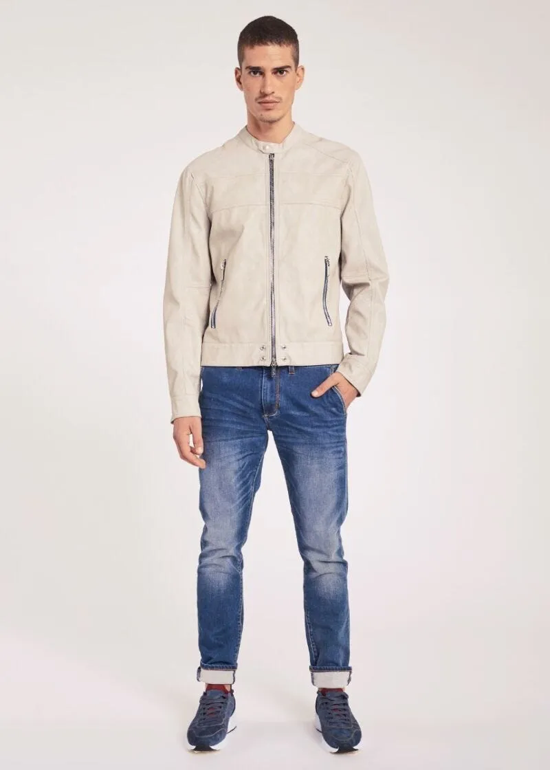 Biker jacket spalmata