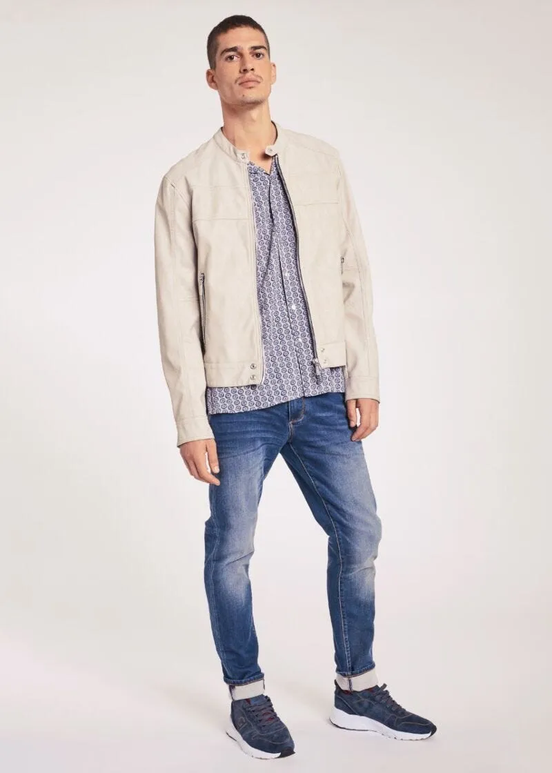 Biker jacket spalmata