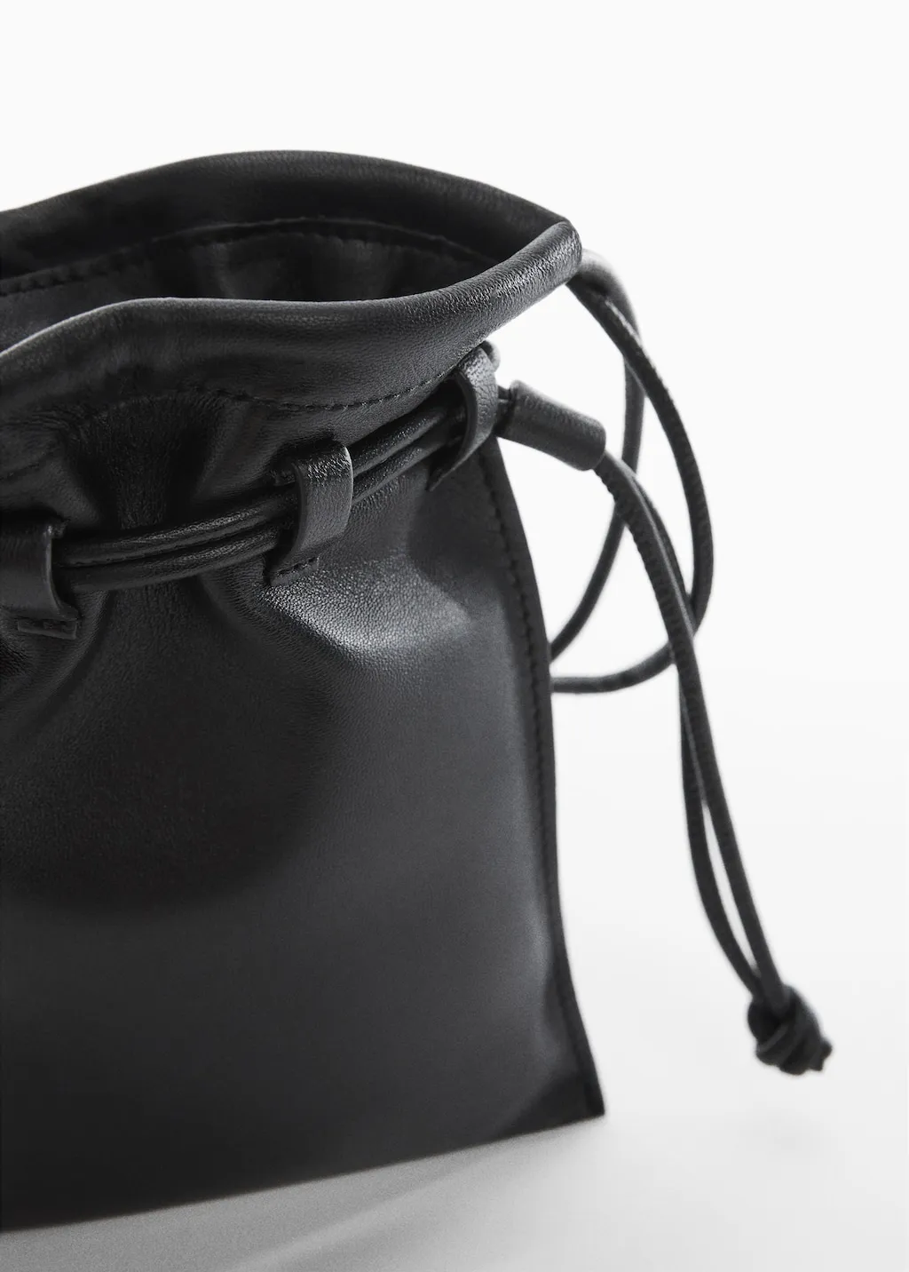 Borsa a sacco pelle mini