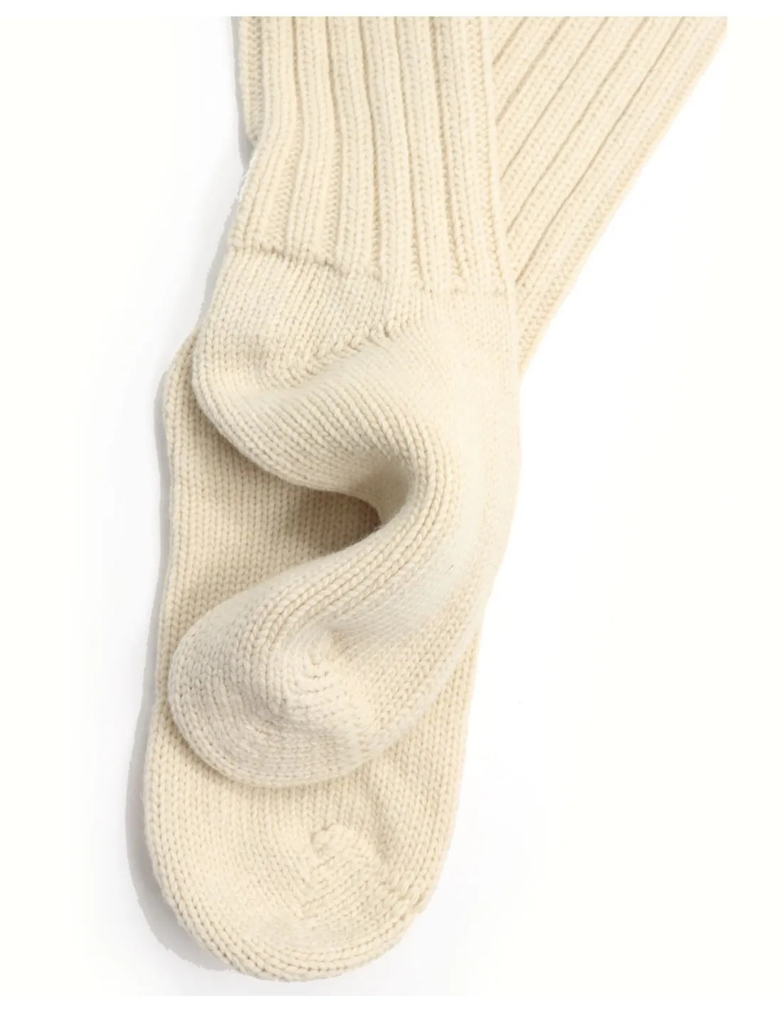 CALZINO LUNGO IN 100% LANA A TRICOT GROSSO "EXTRA"