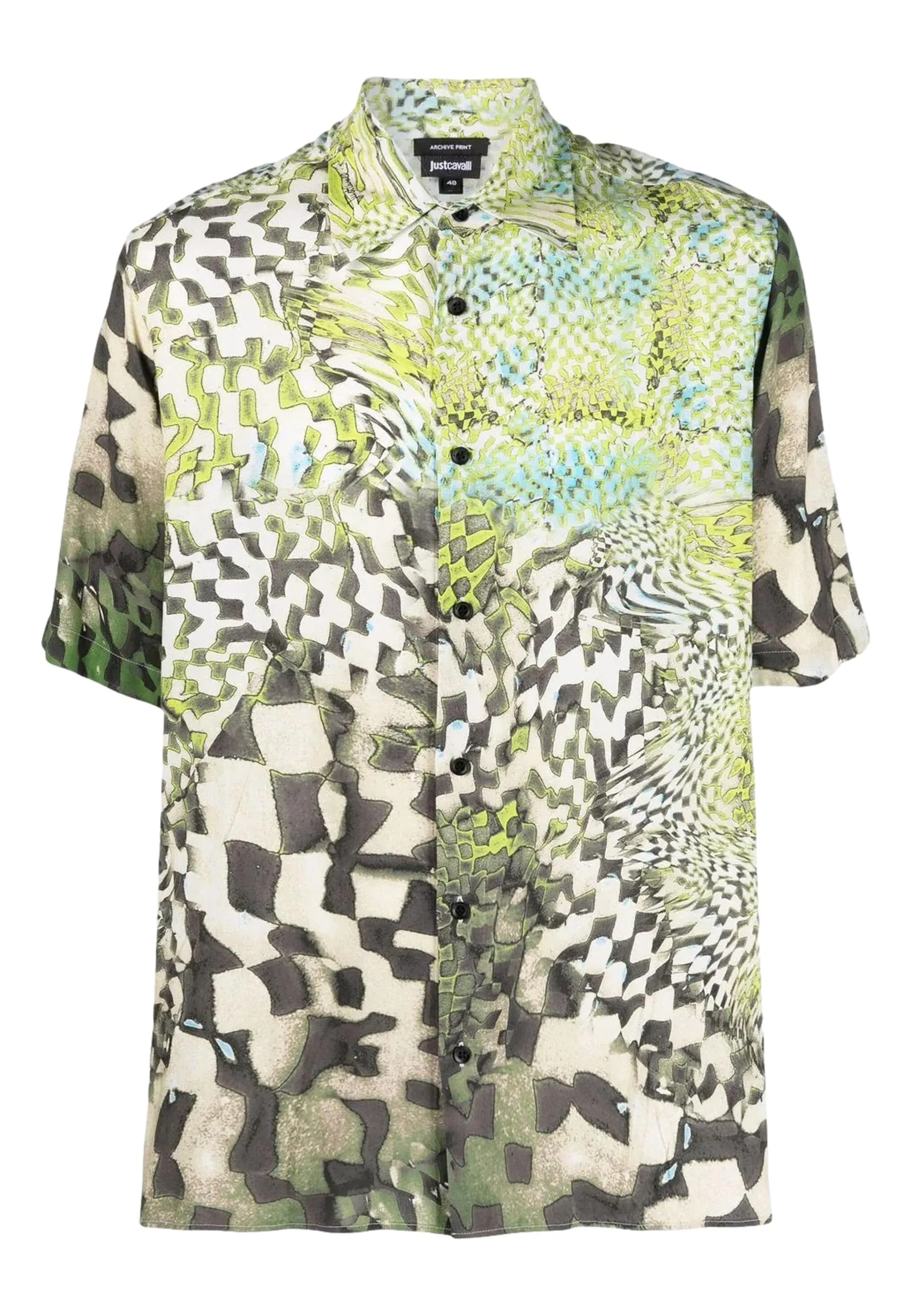 Camicia stampa serpente cavalli