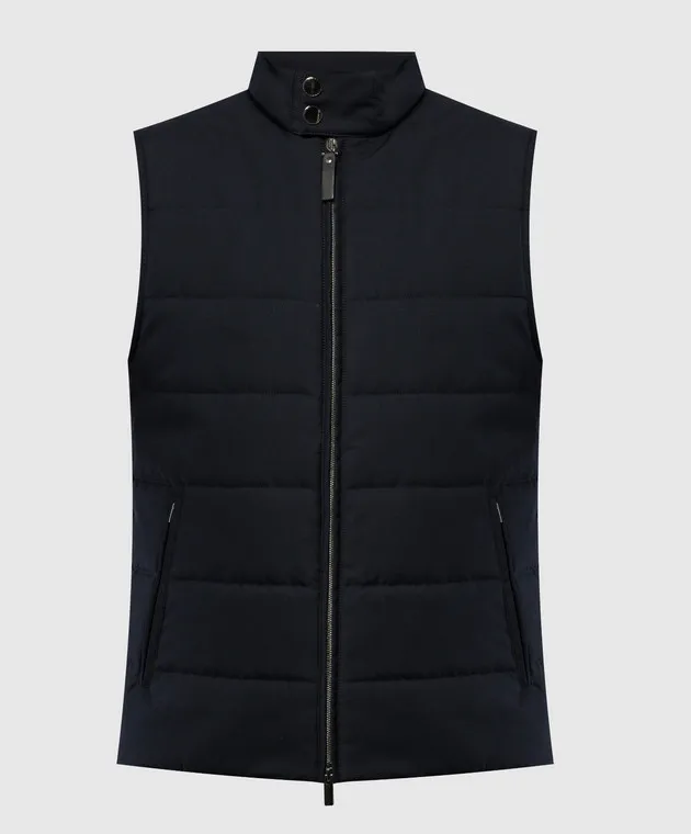Canali Gilet trapuntato blu SG02953O40944