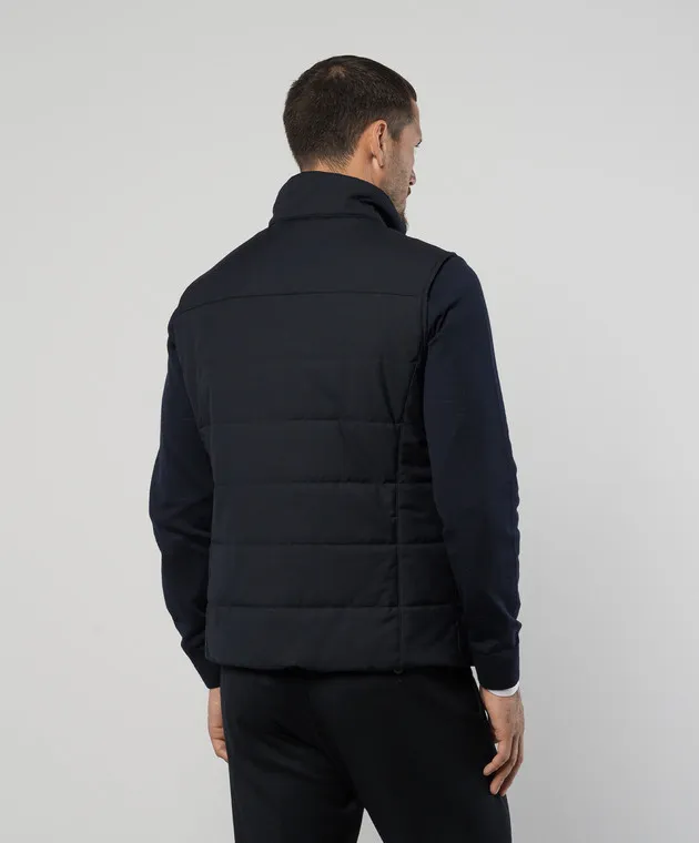 Canali Gilet trapuntato blu SG02953O40944