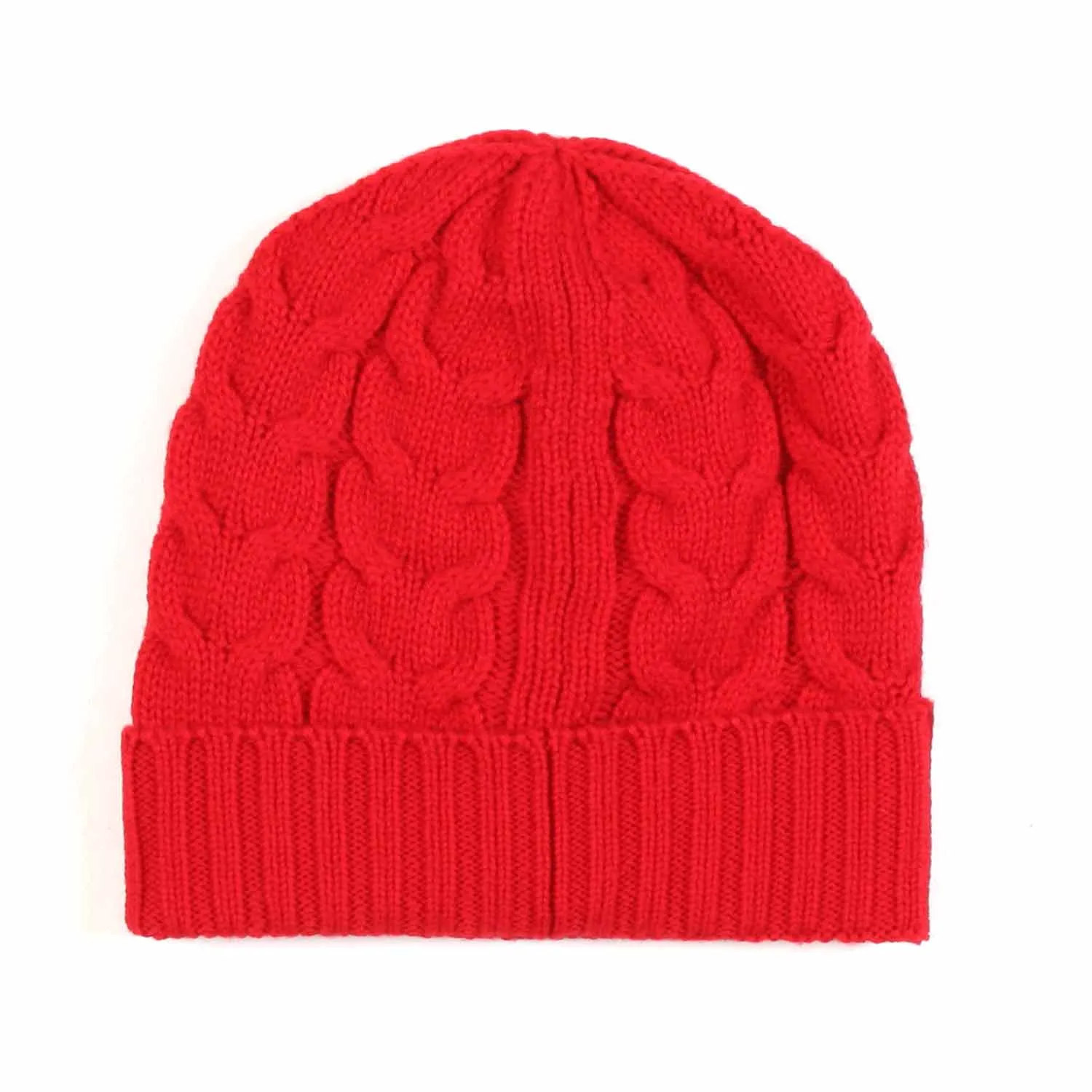 Cappello Di Lana Rosso Bambino E Bambina