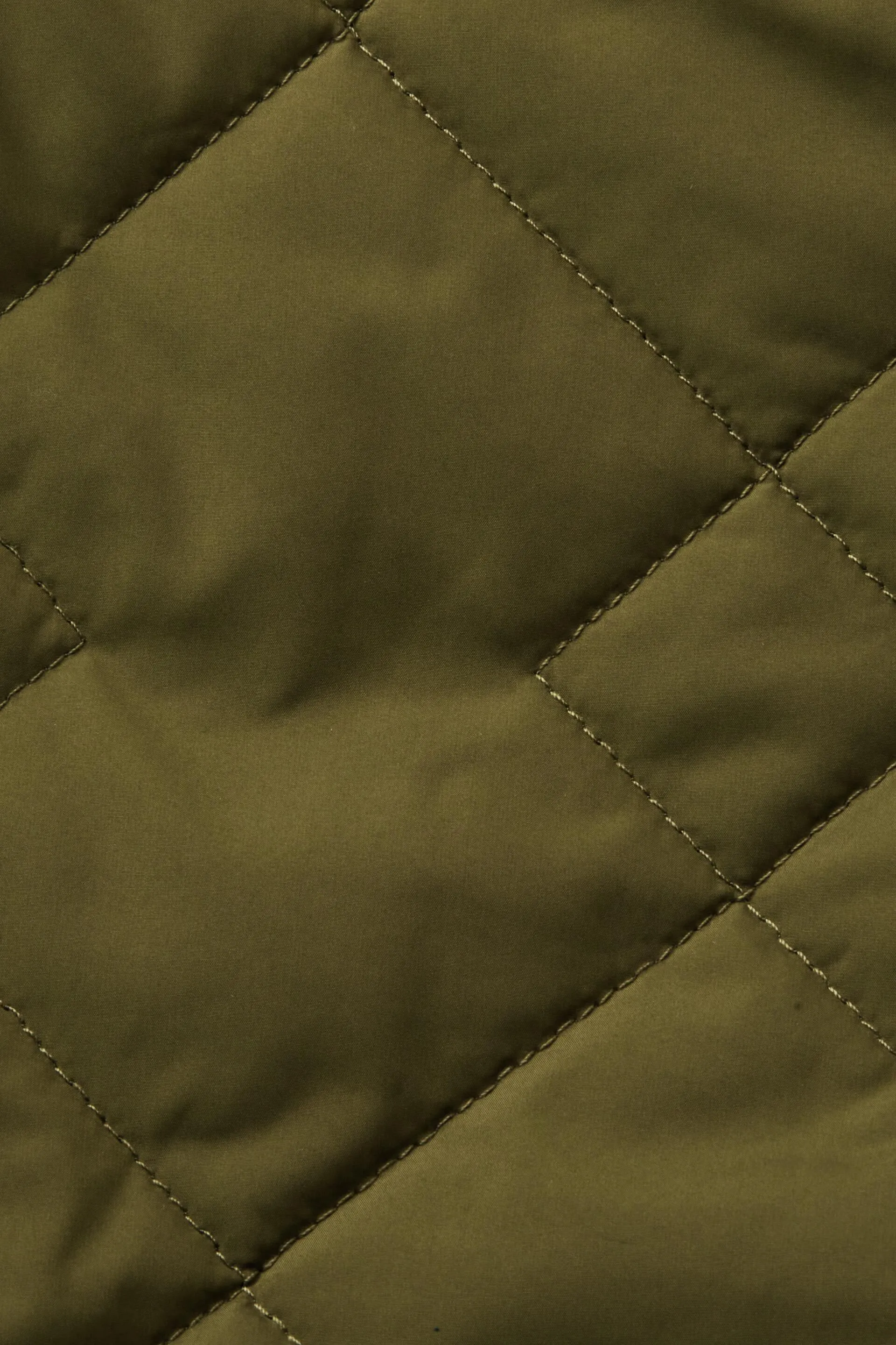 Cappotto double face trapuntato e sherpa