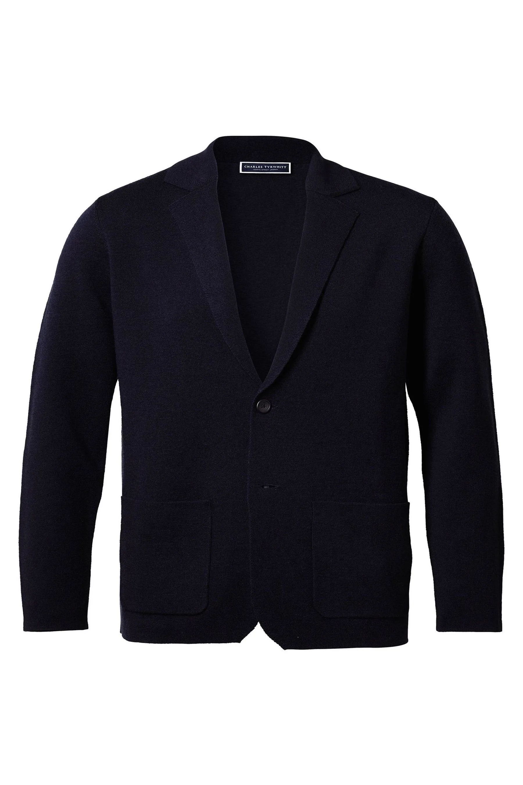Charles Tyrwhitt - Blazer in lana merino con bottoni