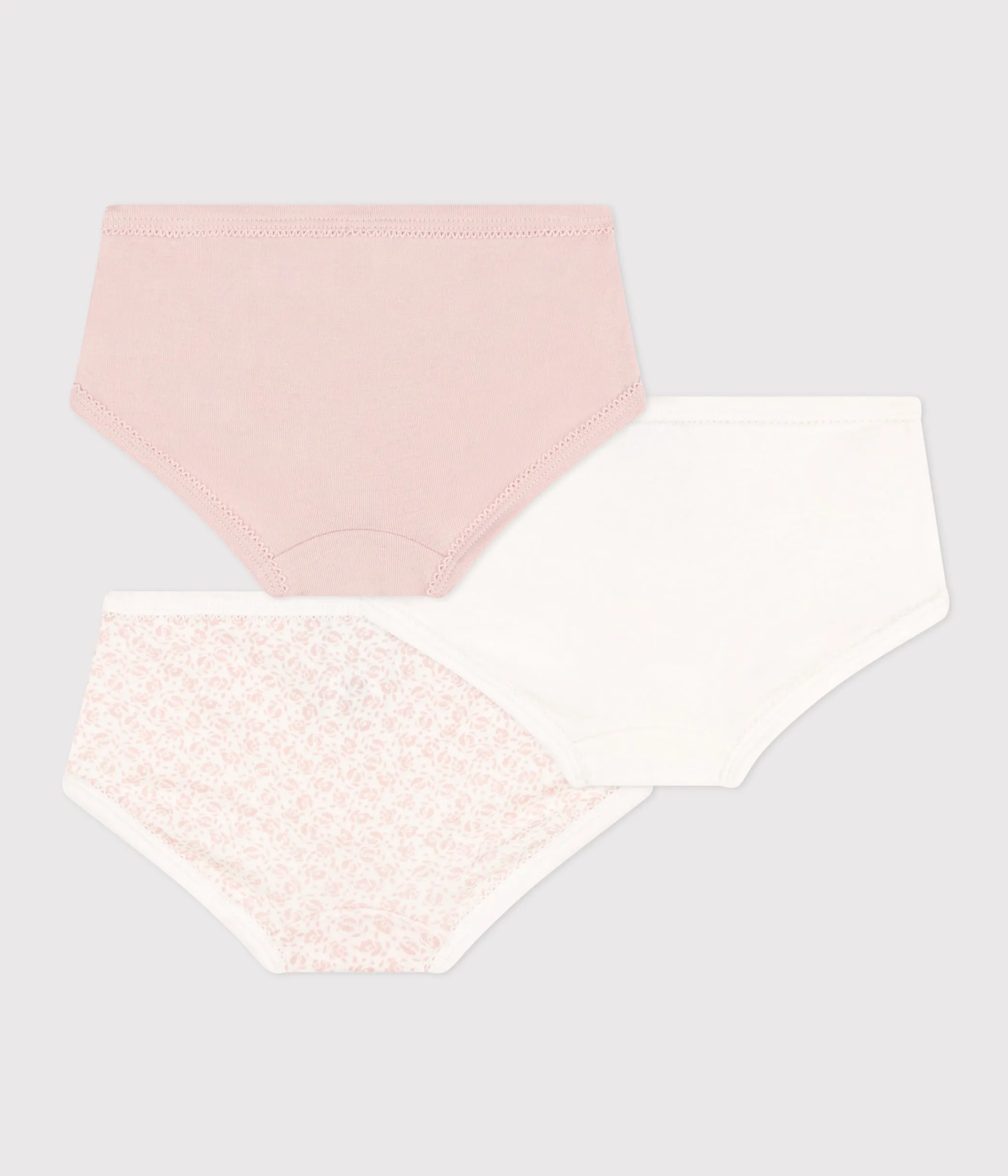 CONFEZIONE DA 3 SLIP VITA ALTA IN COTONE BAMBINO