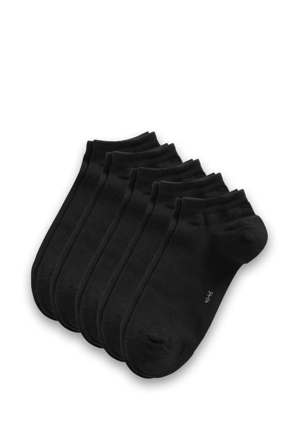 Confezione di 5 paia di calzini da sneakers in misto cotone