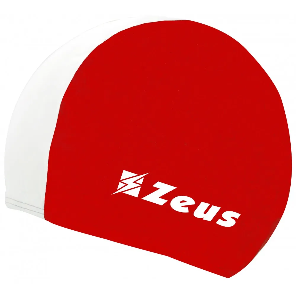 CUFFIA NUOTO EKO ROSSO/BIANCO ZEUS SPORT