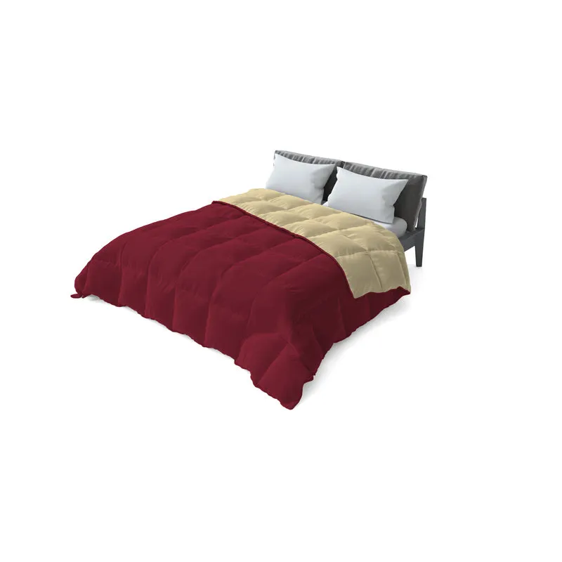 DATEX Trapunta invernale linea Elegant, bordeaux/panna