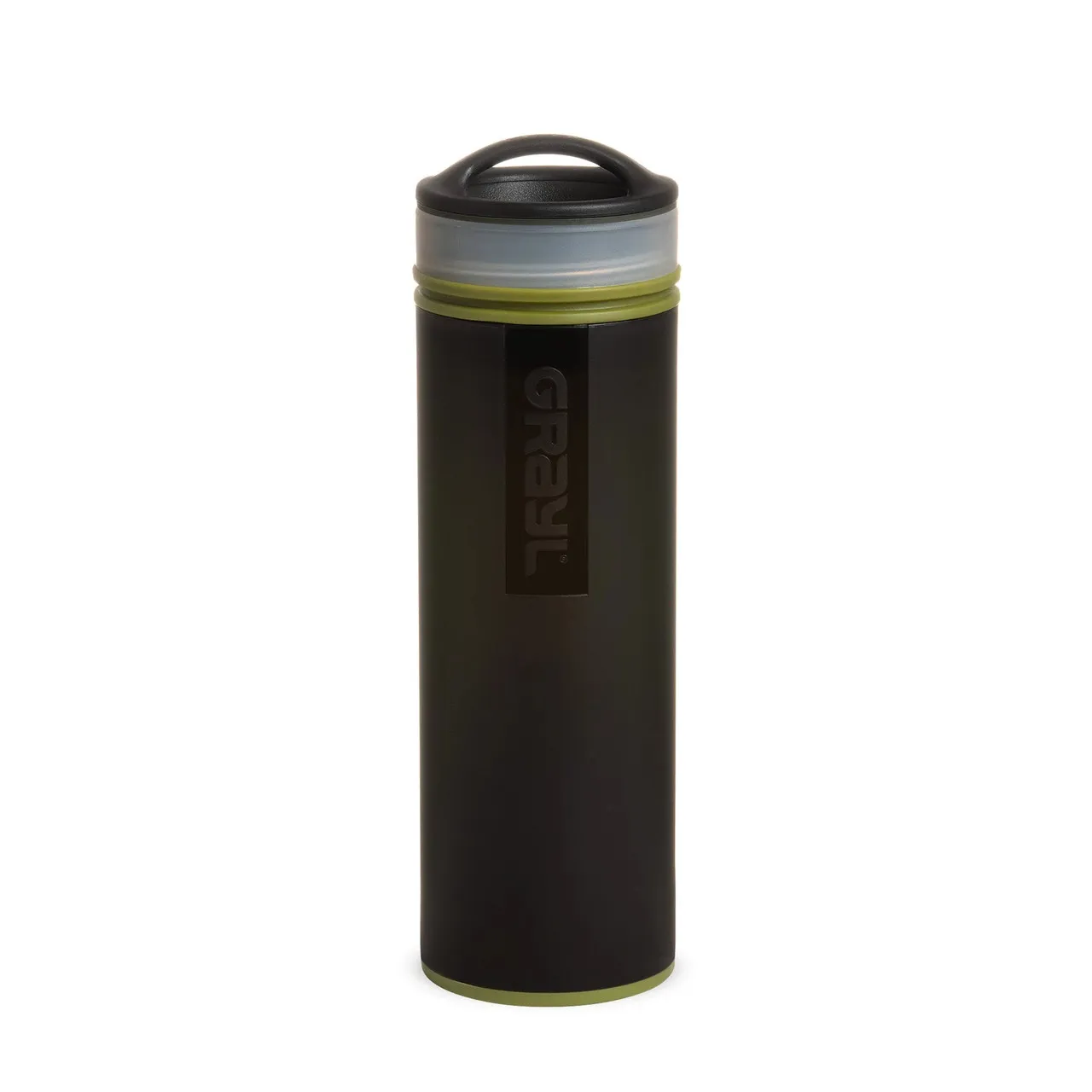 Depuratore d'acqua compatto ultraleggero Grayl mimetico nero
