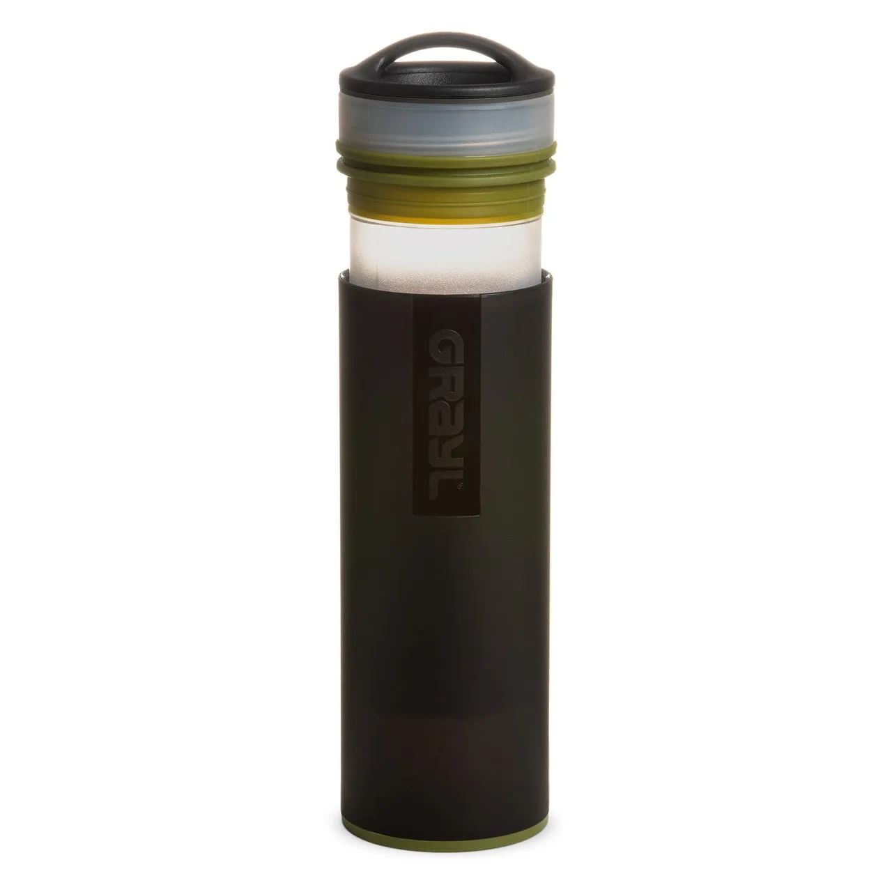 Depuratore d'acqua compatto ultraleggero Grayl mimetico nero