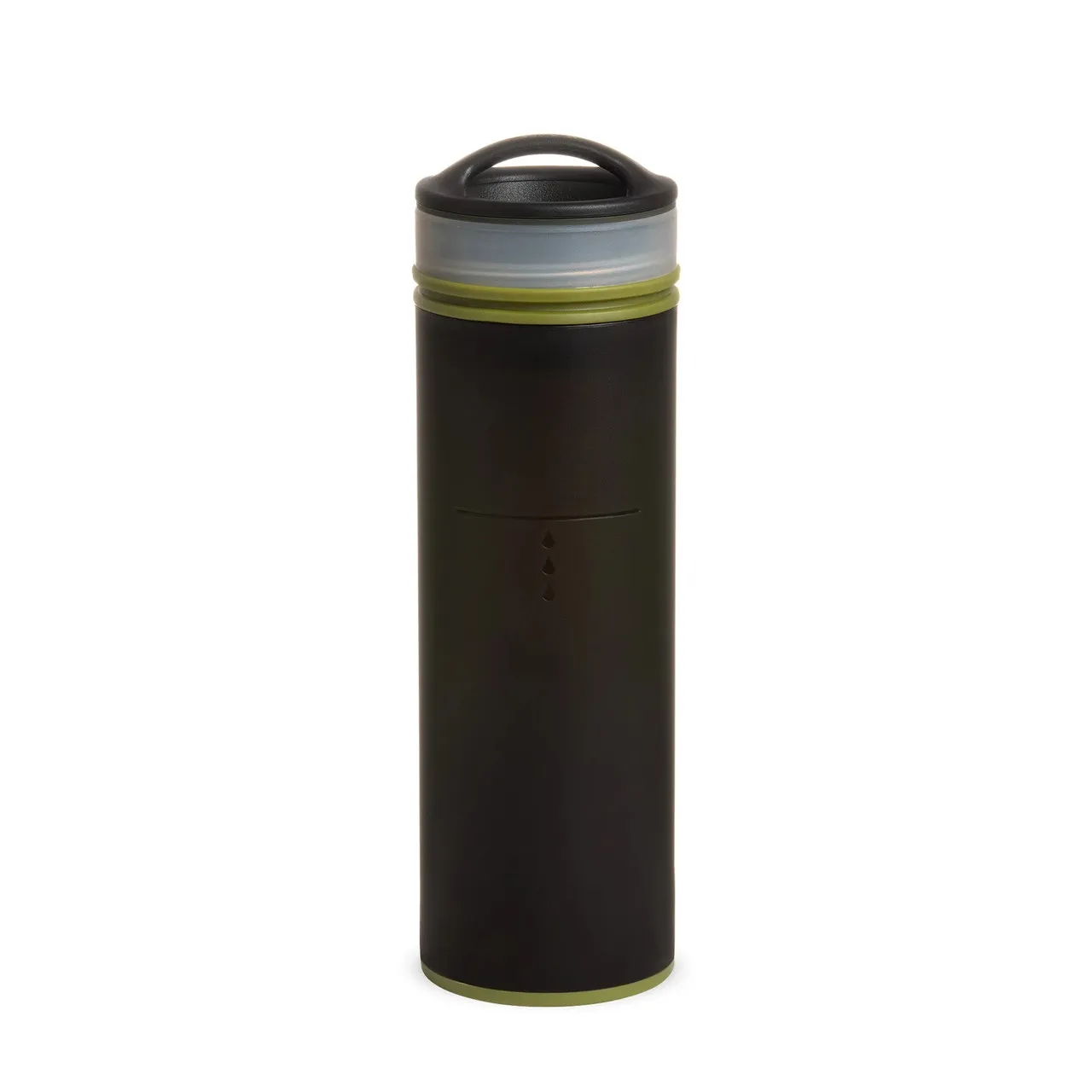 Depuratore d'acqua compatto ultraleggero Grayl mimetico nero