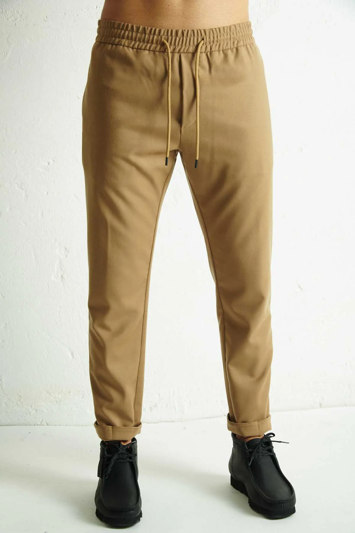 DONDUP Pantalone in lana con coulisse
