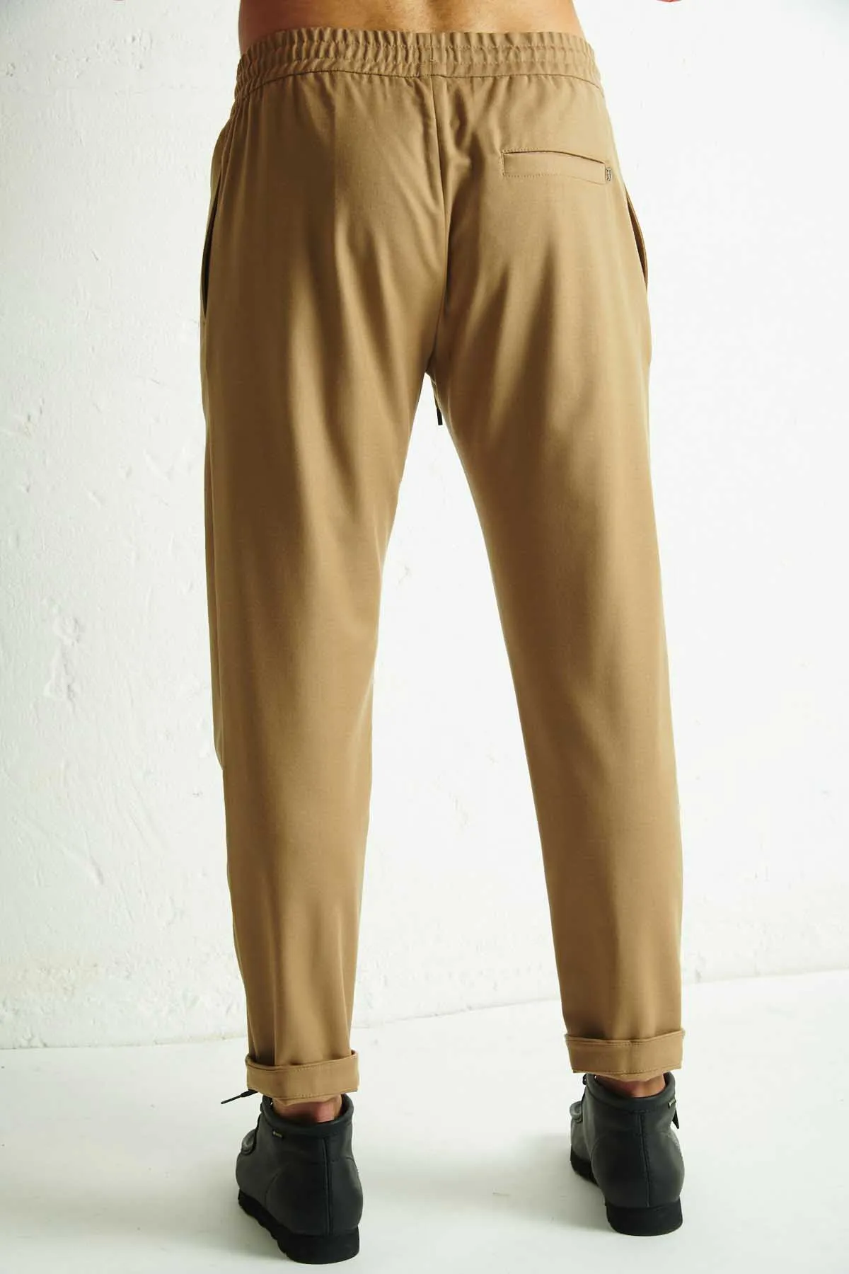DONDUP Pantalone in lana con coulisse