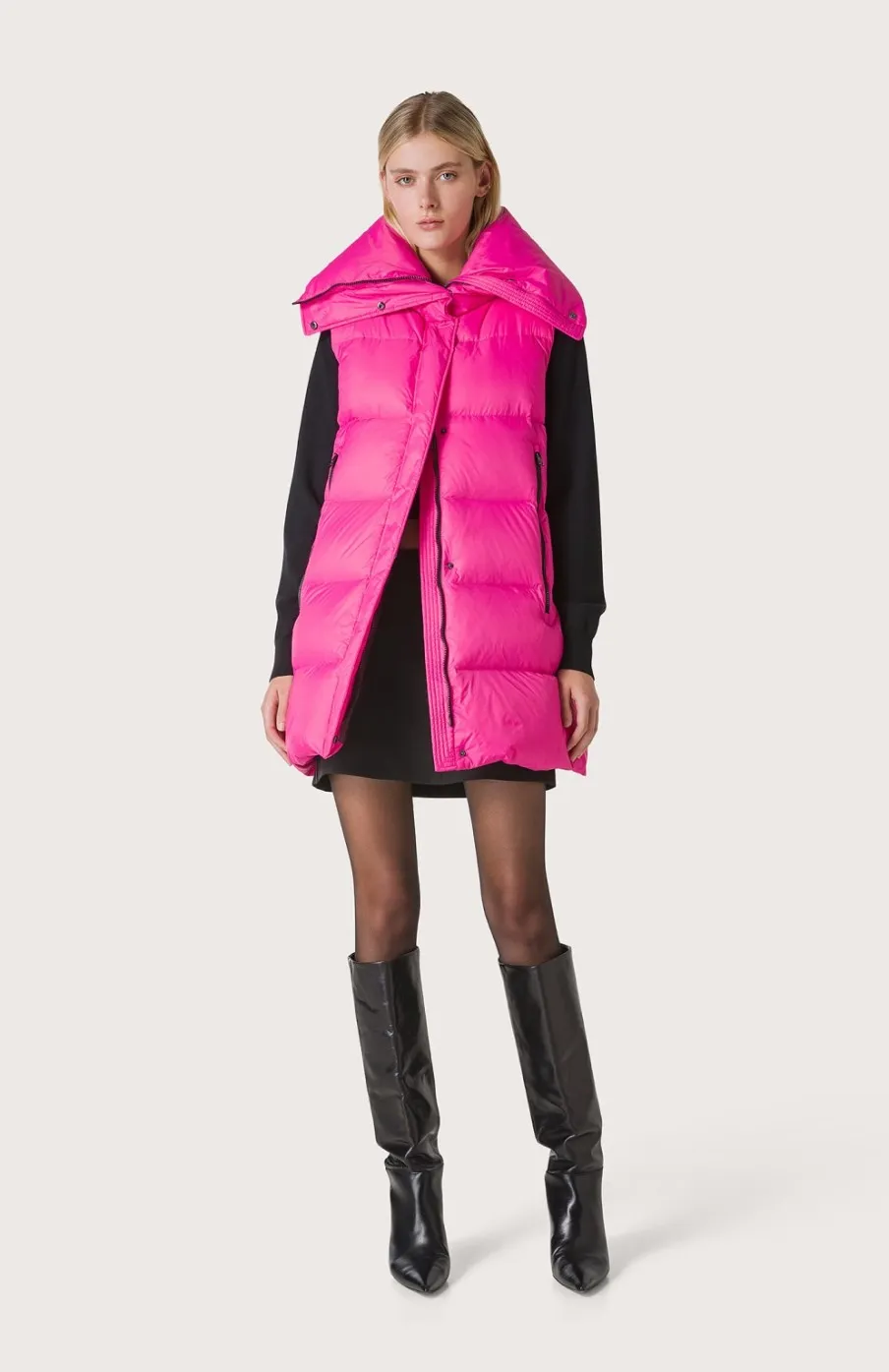 Donna Seventy Venezia  | Gilet Trapuntato Con Collo Alto