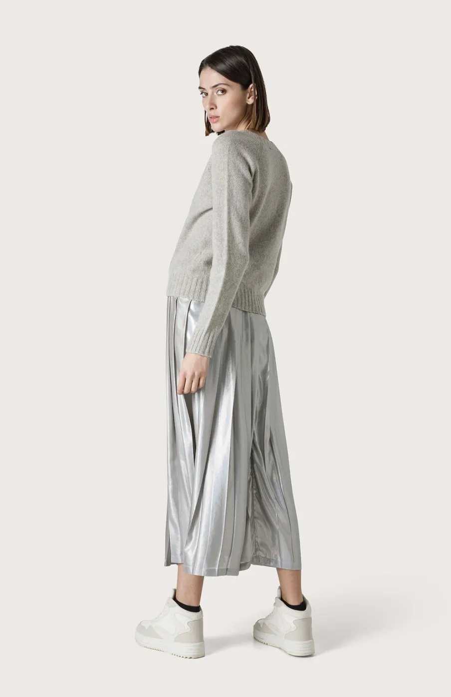 Donna Seventy Venezia  | Gonna A Pieghe Laminata