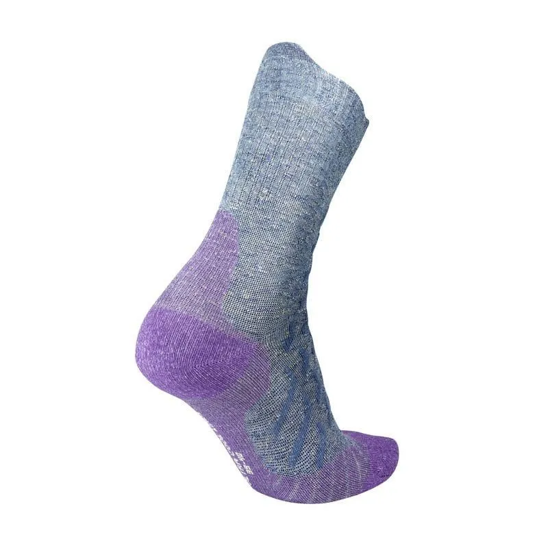 Donna THERM-IC Trekking calzini di lino ultracool (grigio / viola)