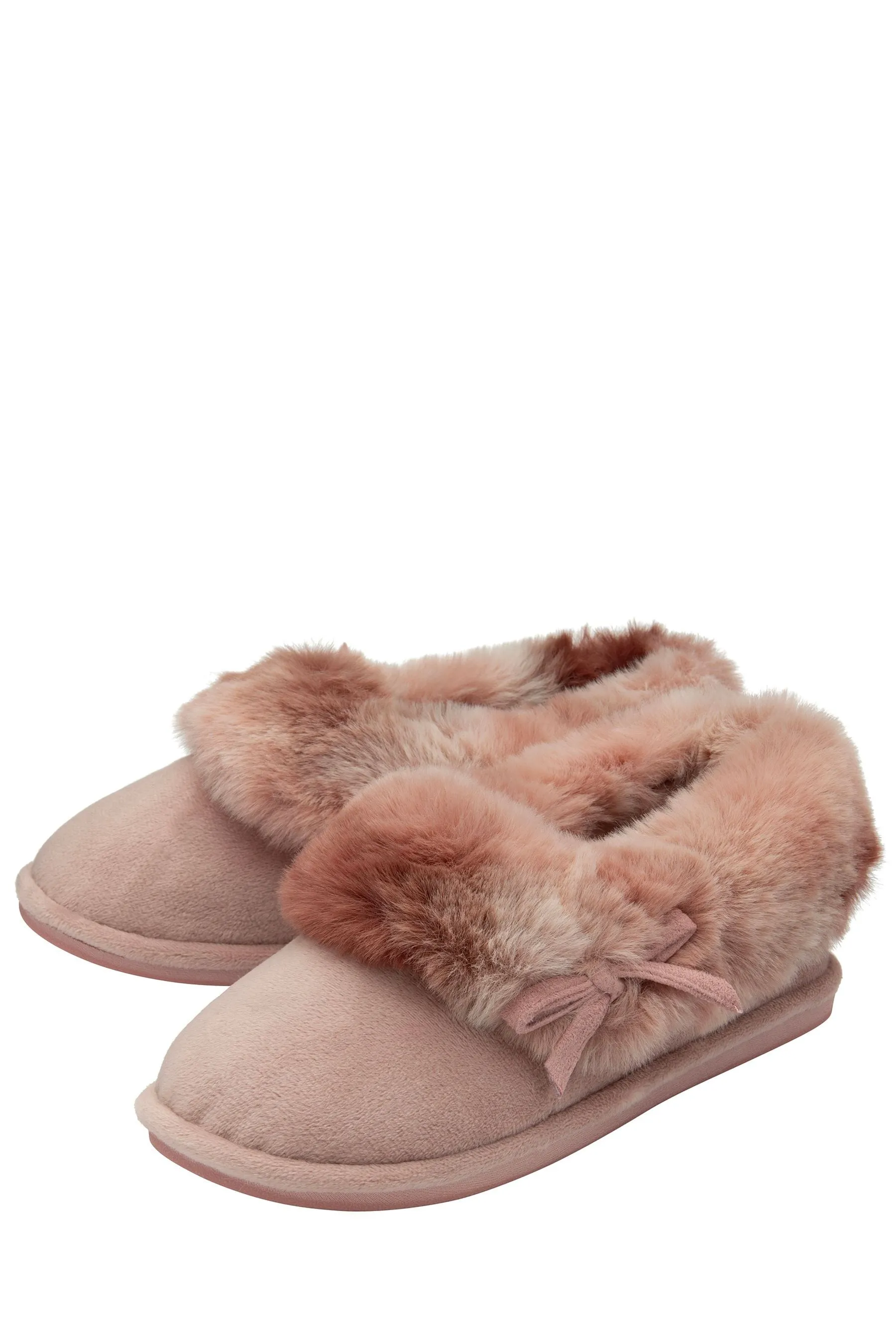 Dunlop Ladies - Pantofole intera in pelliccia sintetica