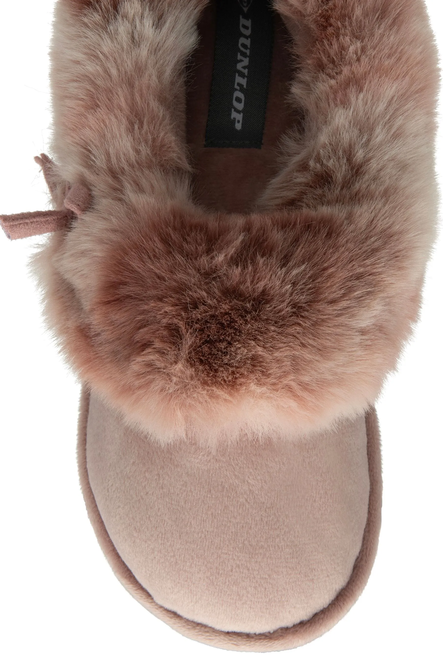Dunlop Ladies - Pantofole intera in pelliccia sintetica