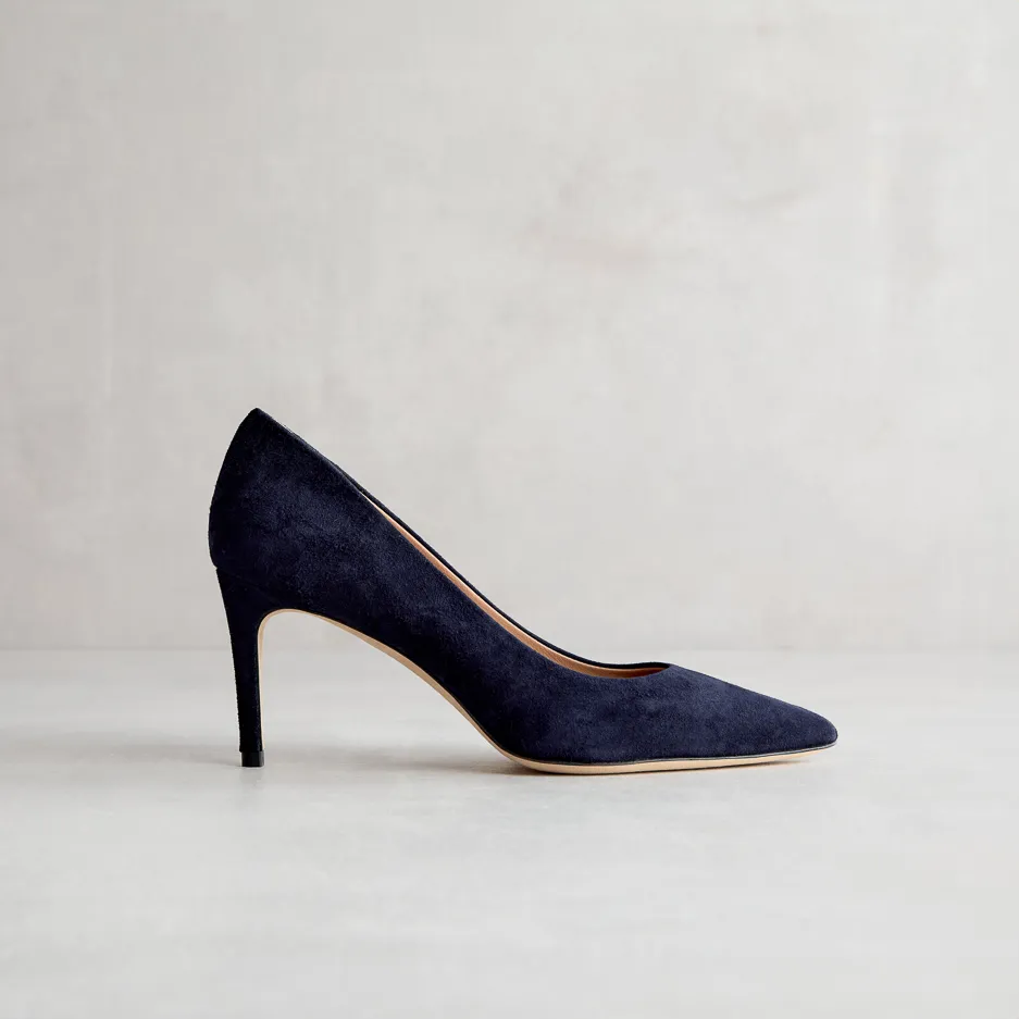 Décolleté Camoscio Blu