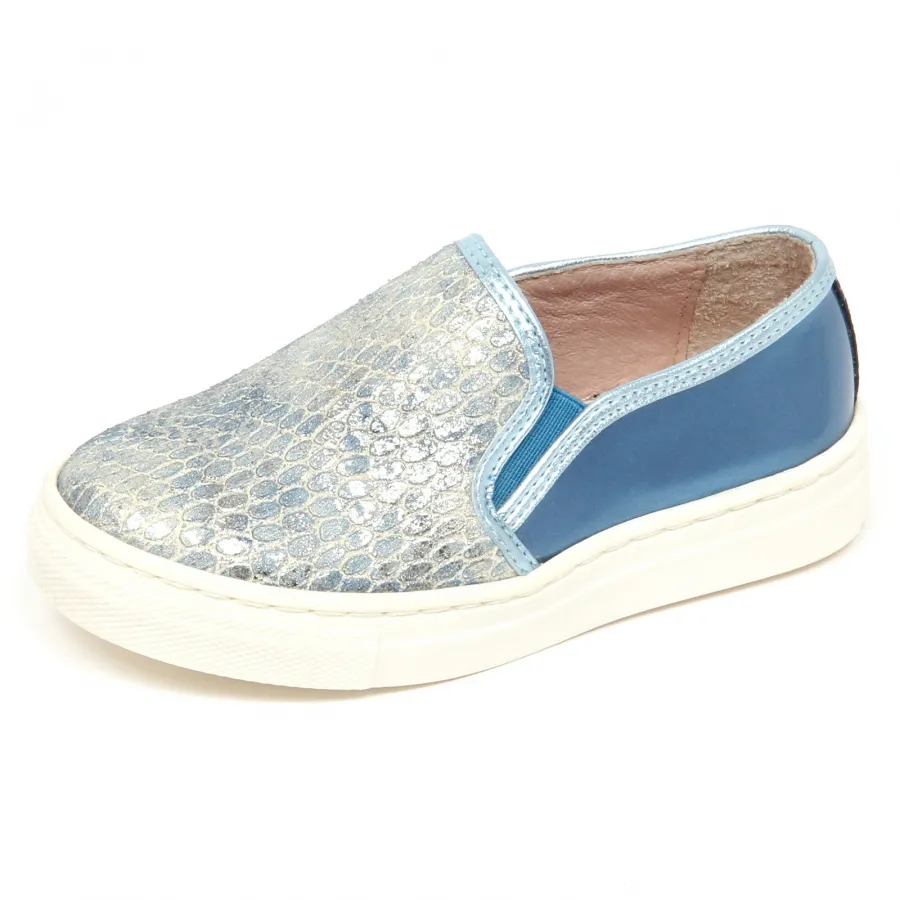 E7836 sneaker bimba light blu CLARYS scarpe slip on shoe baby kid girl