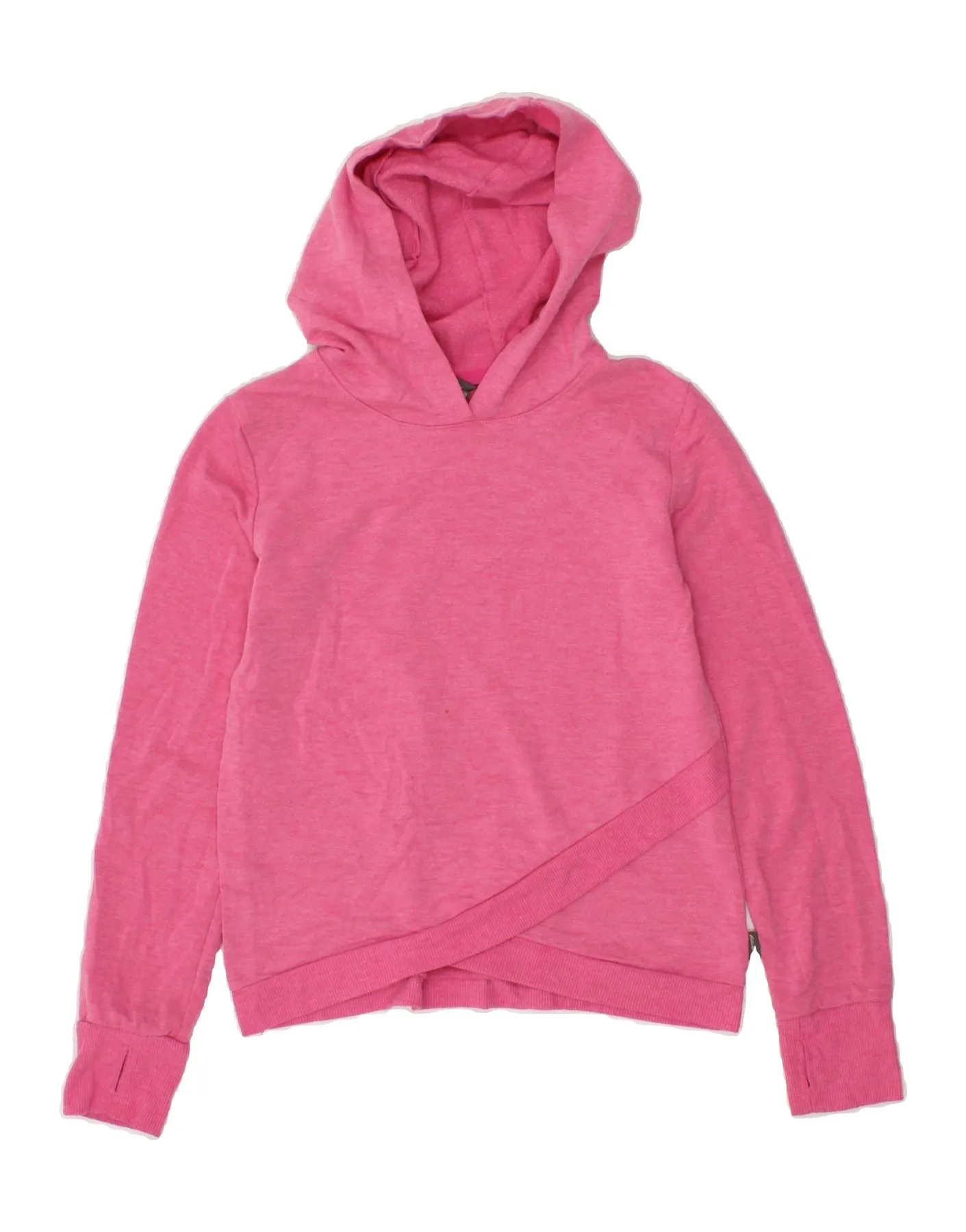 EDDIE BAUER Girls Hoodie Jumper 10-11 Years Medium Pink