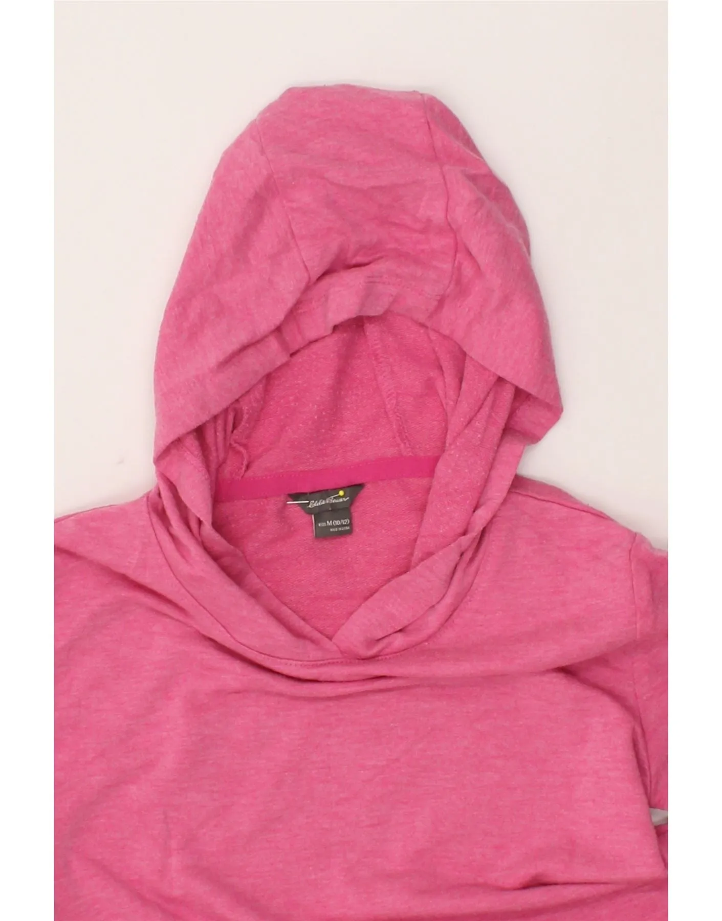 EDDIE BAUER Girls Hoodie Jumper 10-11 Years Medium Pink