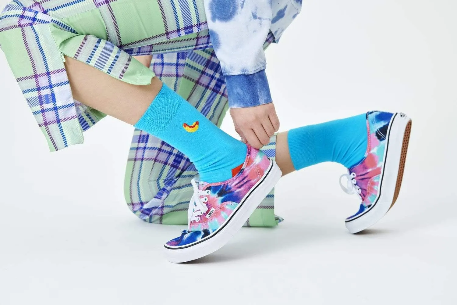 Embroidery Hot Dog Sock 6700