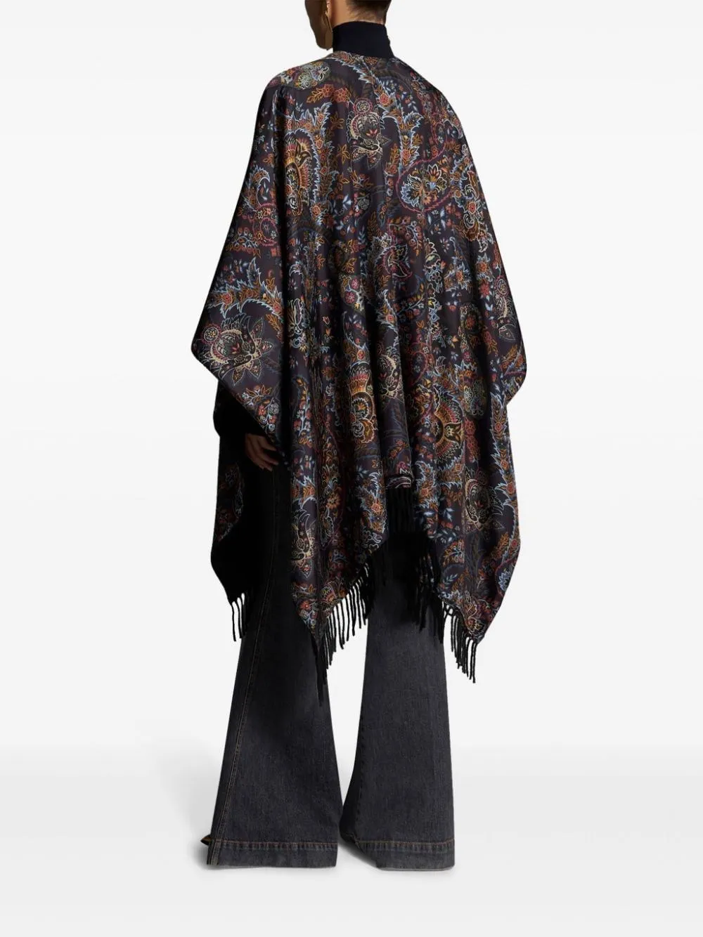   Etro  Mantella in lana e seta  