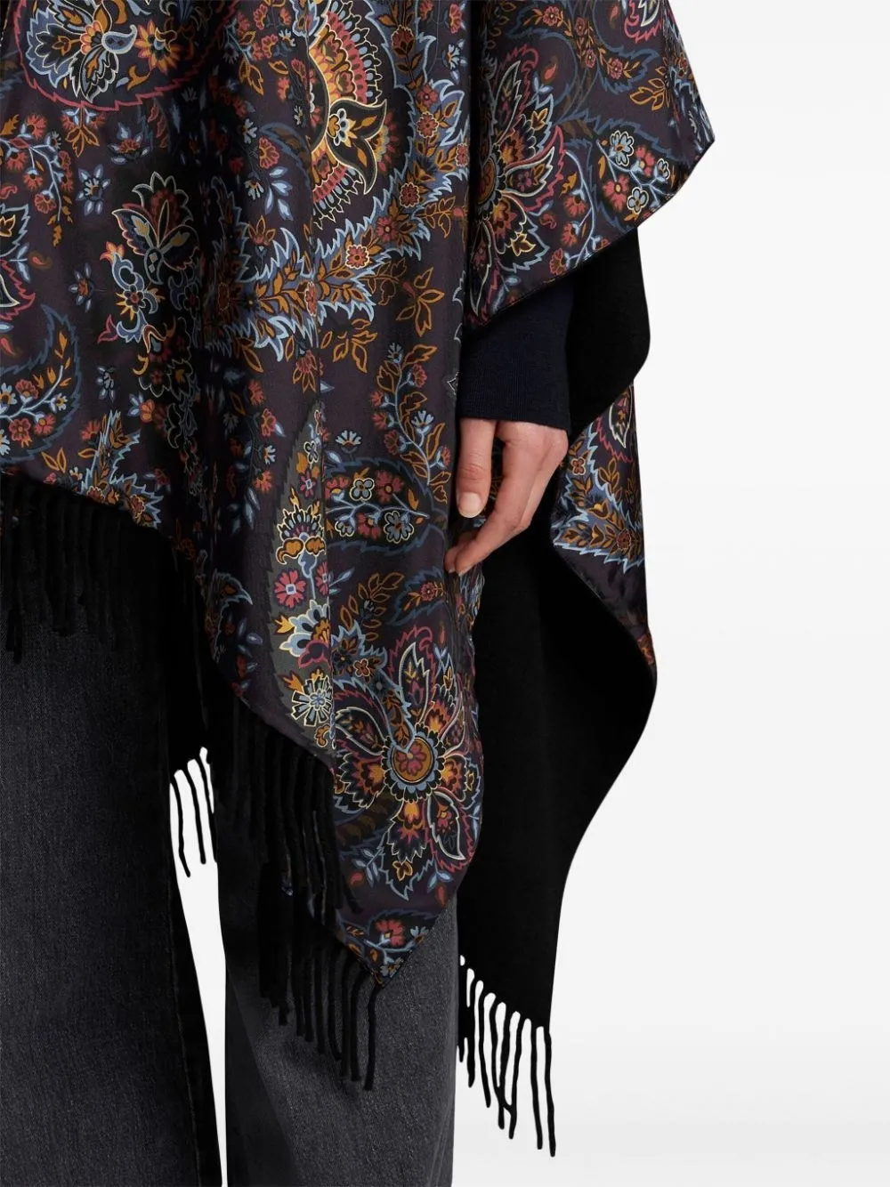   Etro  Mantella in lana e seta  