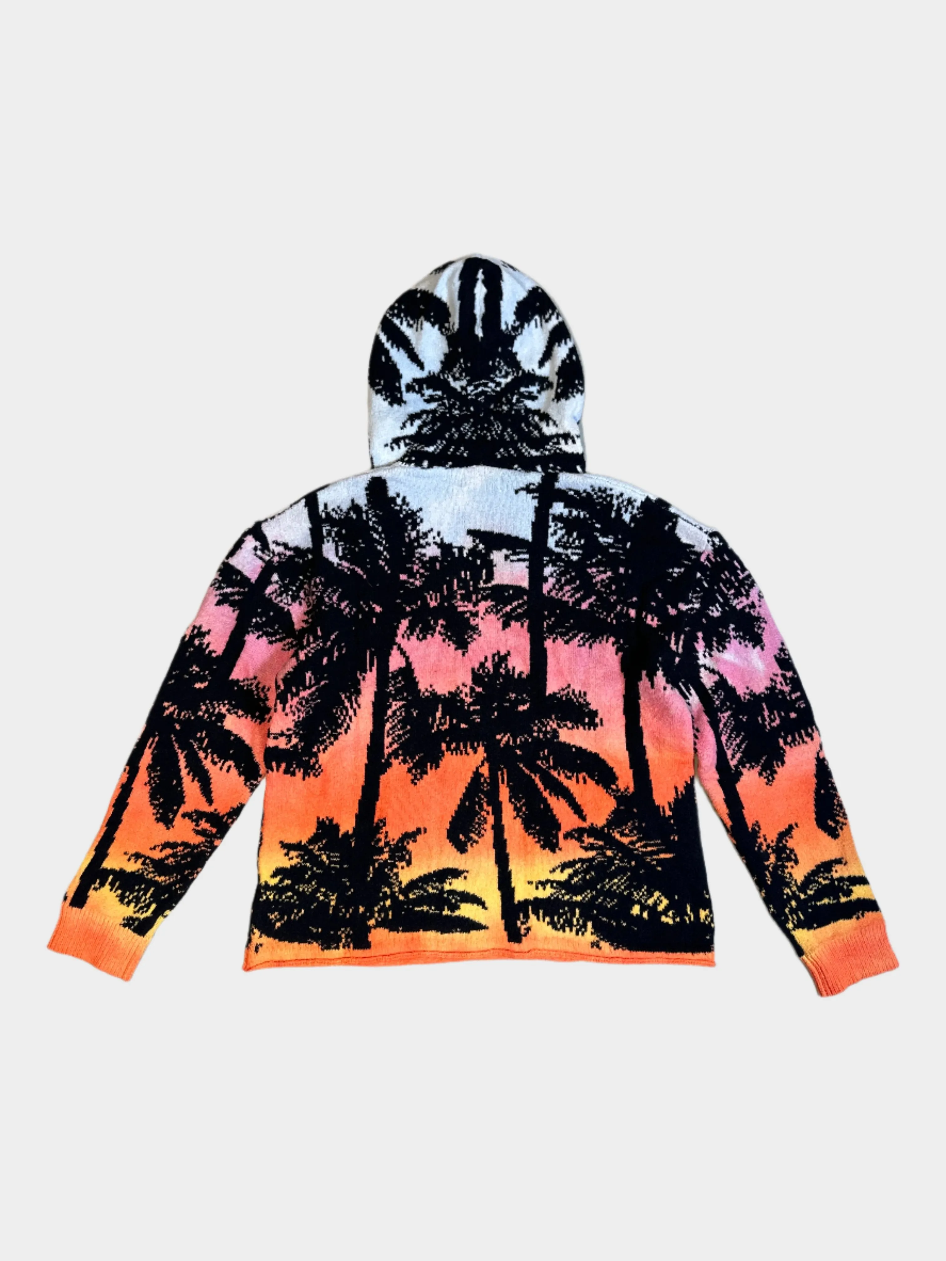 Faded Palm Jacquard Hoodie