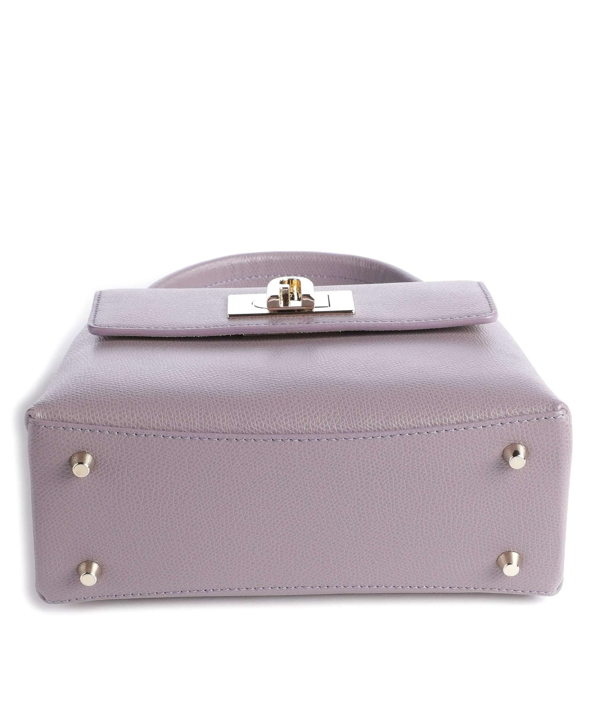  Furla 1927 Mini Borsa a tracolla pelle granulata viola  
