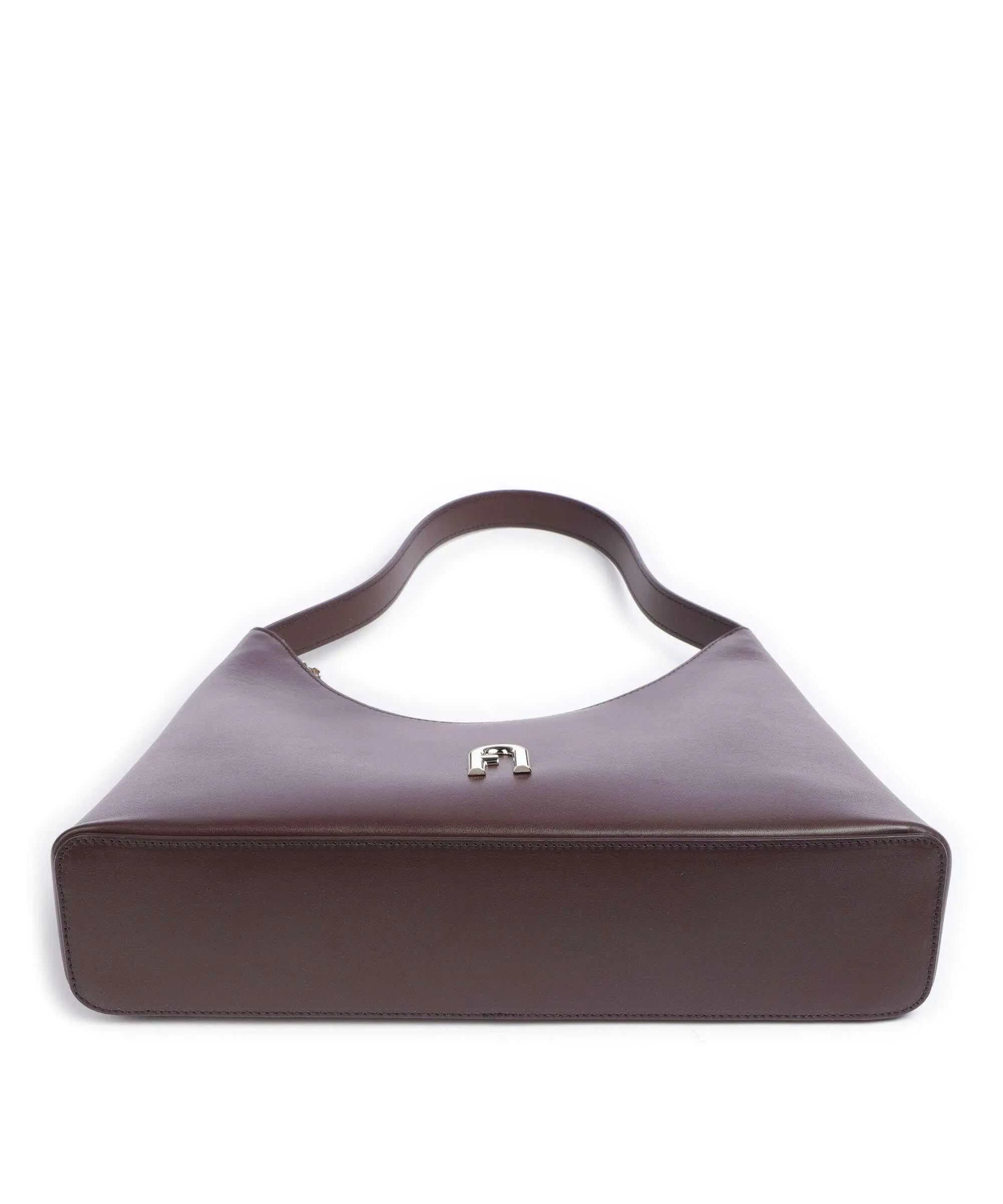  Furla Diamante S Borsa a spalla pelle rosso bordò  