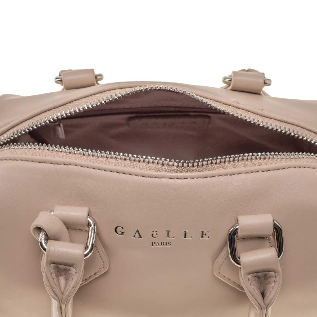 Gaelle borsa bauletto mini beige