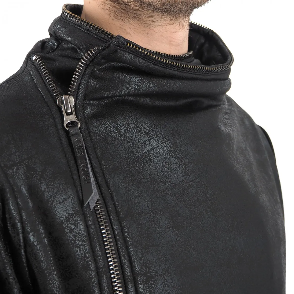 Giacca In Pelle Nero