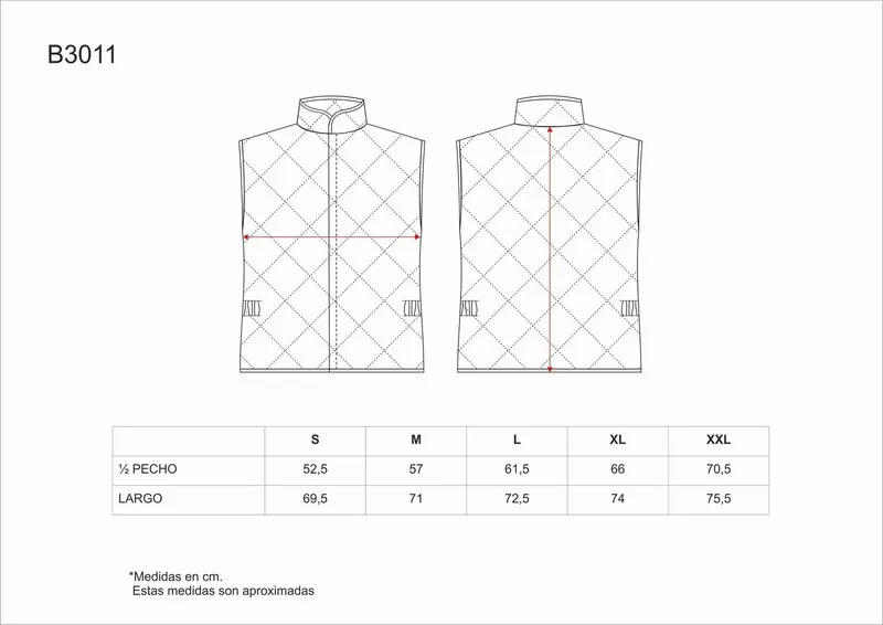 Gilet trapuntato con chiusura a fibbia e senza tasche Bianco